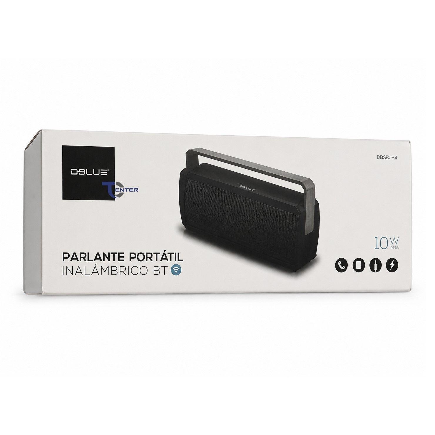 Parlante BT Dblue 10w Inalámbrico DBSB0634 Negro-5