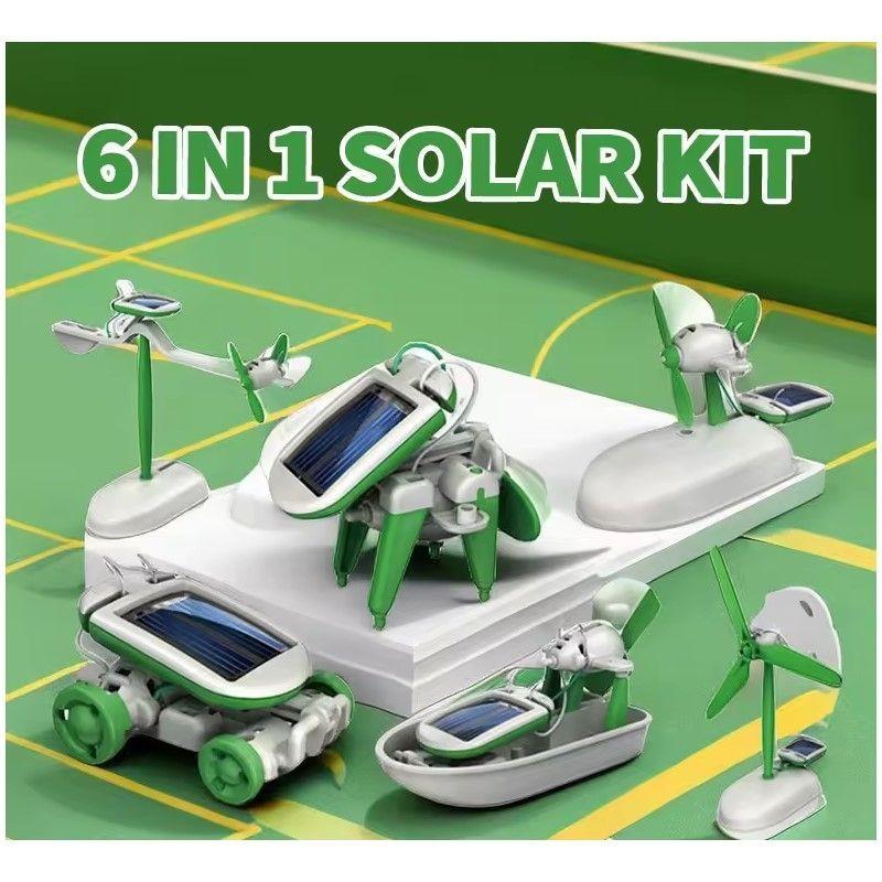 Juguete Solar Robot 6 en 1 Formas Para Armar Robot Kits-2