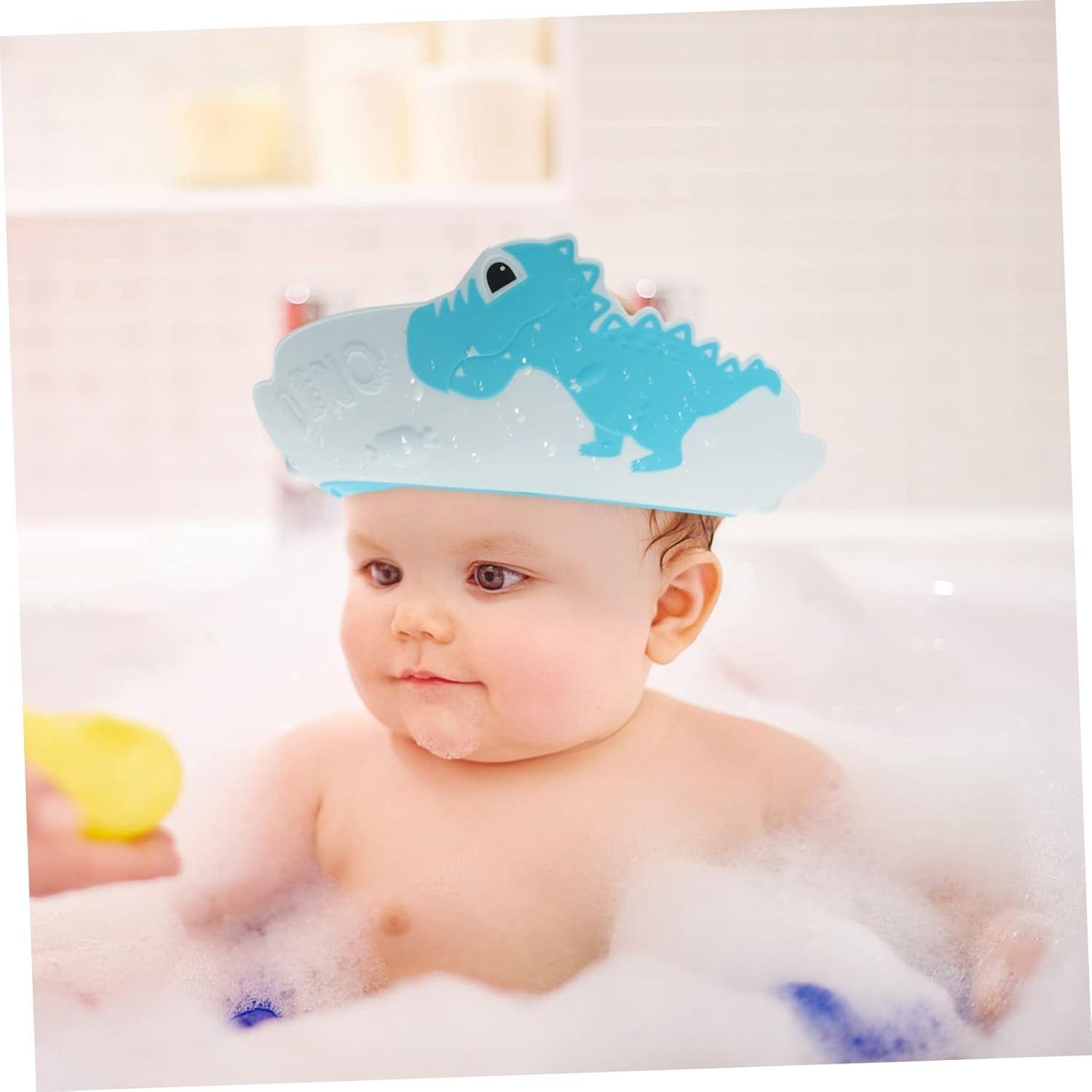Gorro de ducha ajustable para bebés Verde Azulado 16554-2