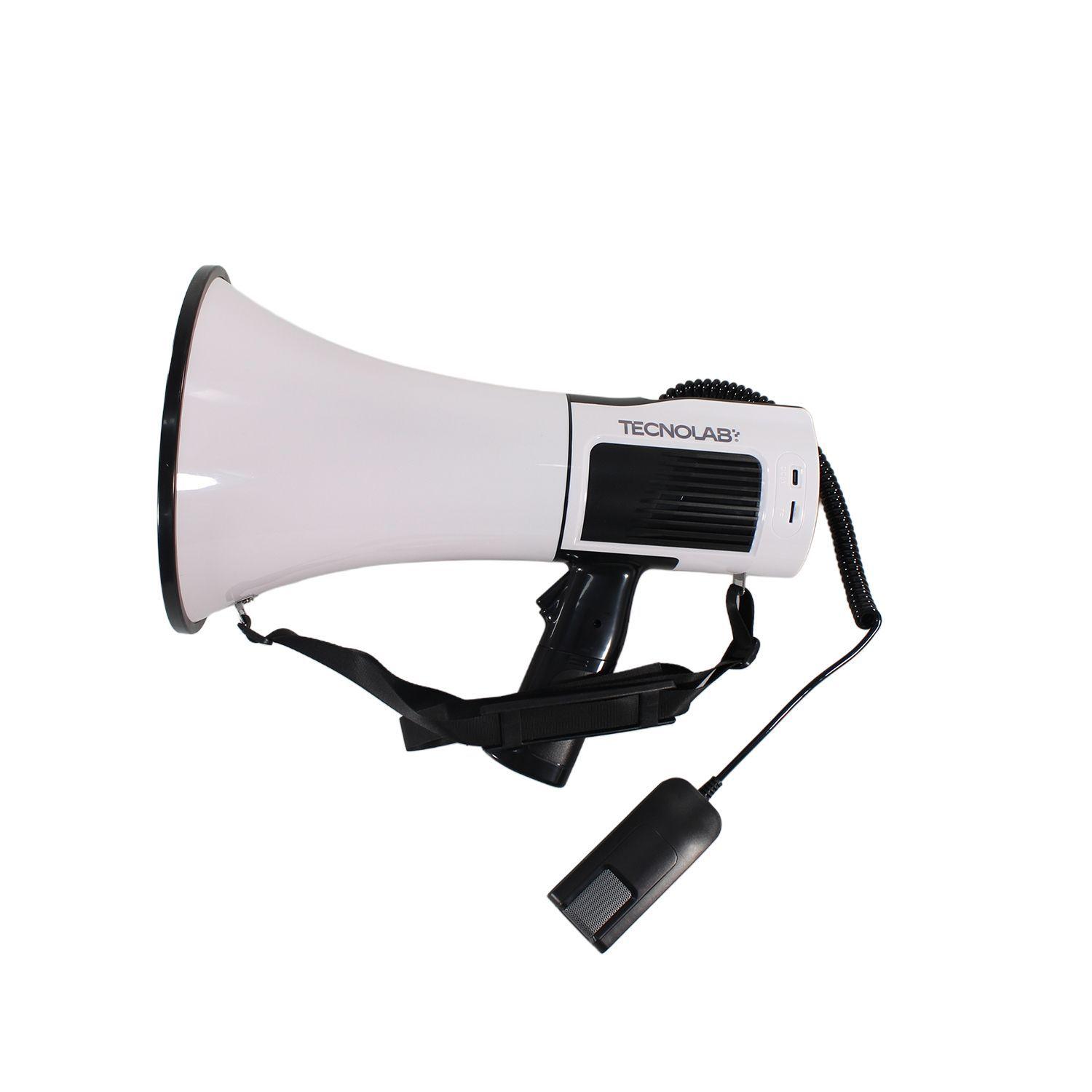 Megáfono Portátil Tecnolab TL852 Recargable BT 50w 400m-2