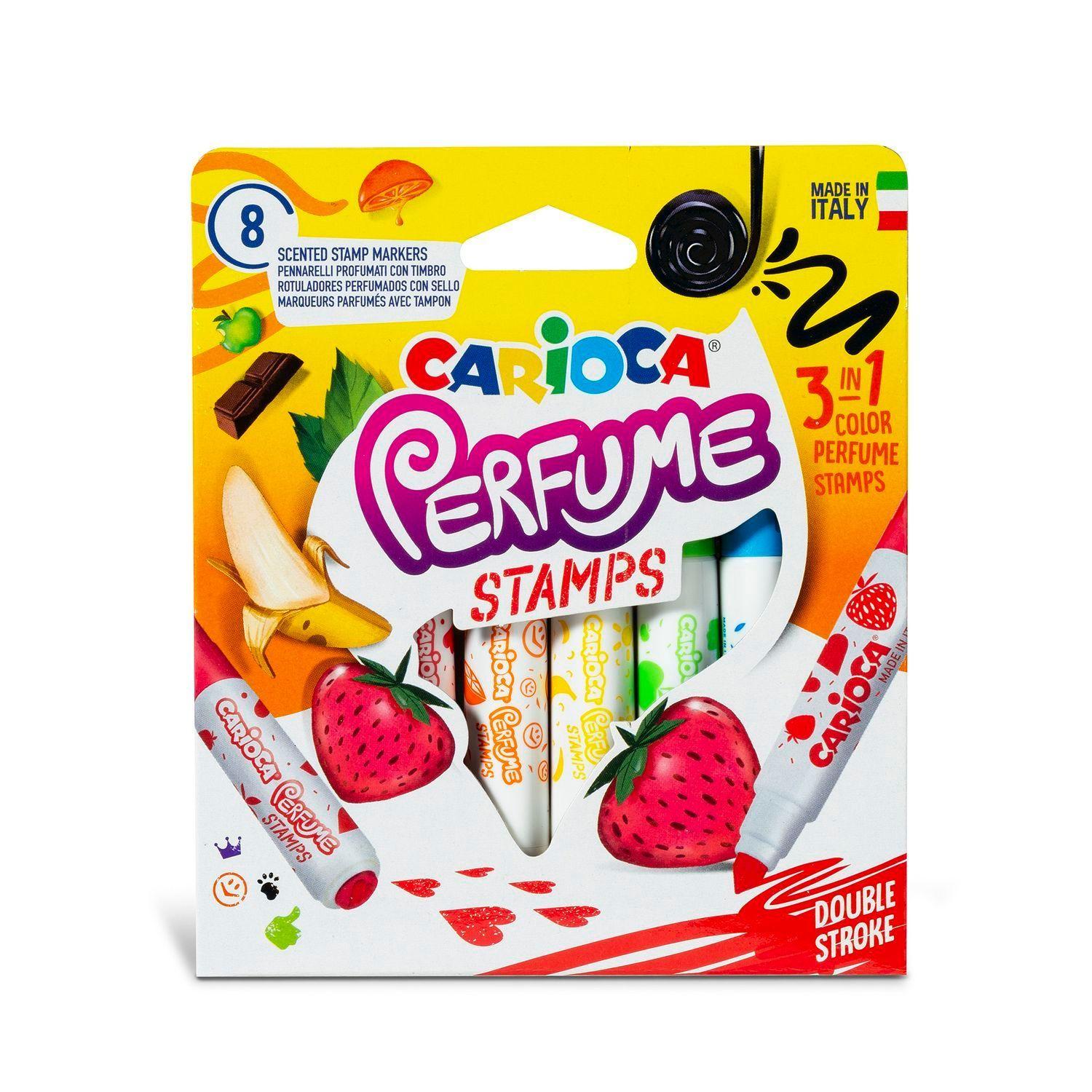 Plumones Perfumados con Sello Carioca Perfume Stamps x8-0