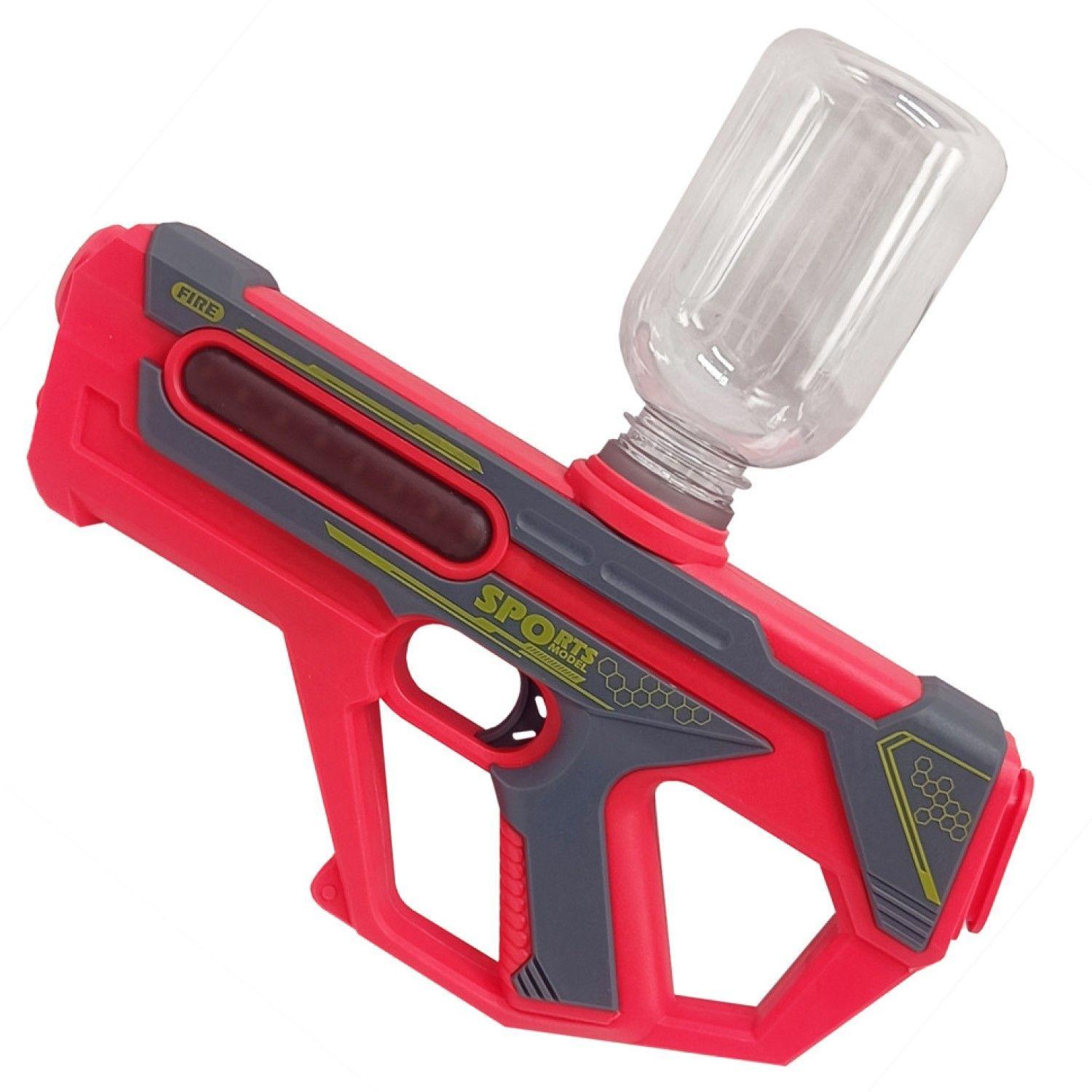Juguete Pistola Lanza Agua 2 En 1 Recargable DBG1658R Rojo-3