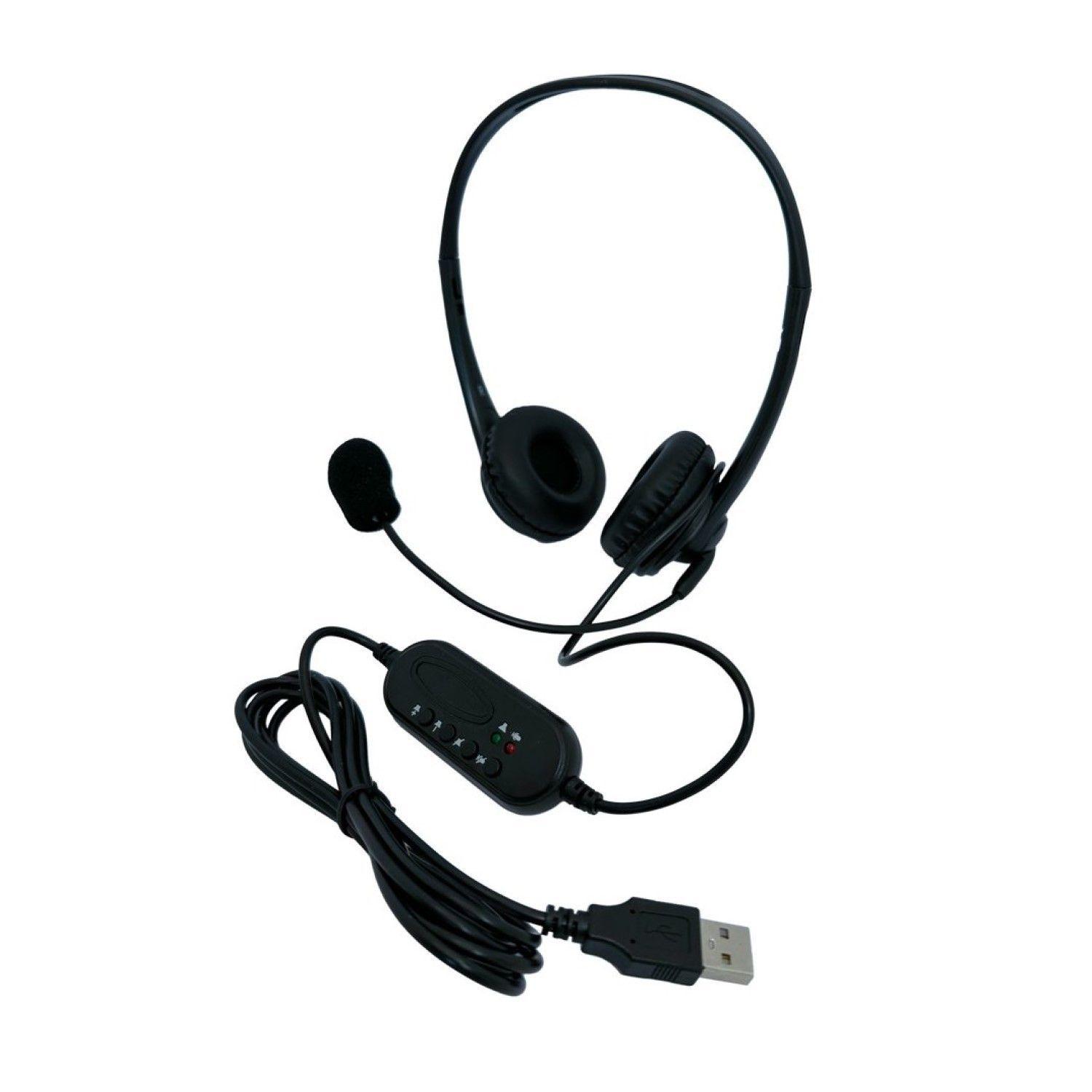 Auriculares Call-Center Micrófono USB Tm100559 Tecmaster -0