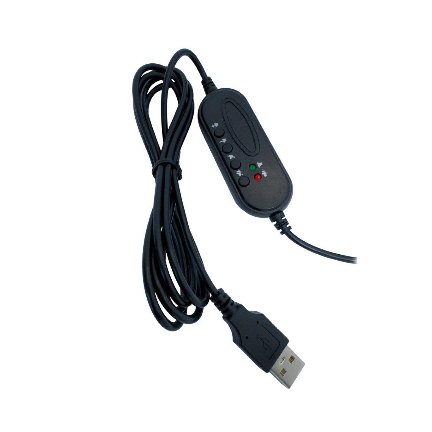 Auriculares Call-Center Micrófono USB Tm100559 Tecmaster -1