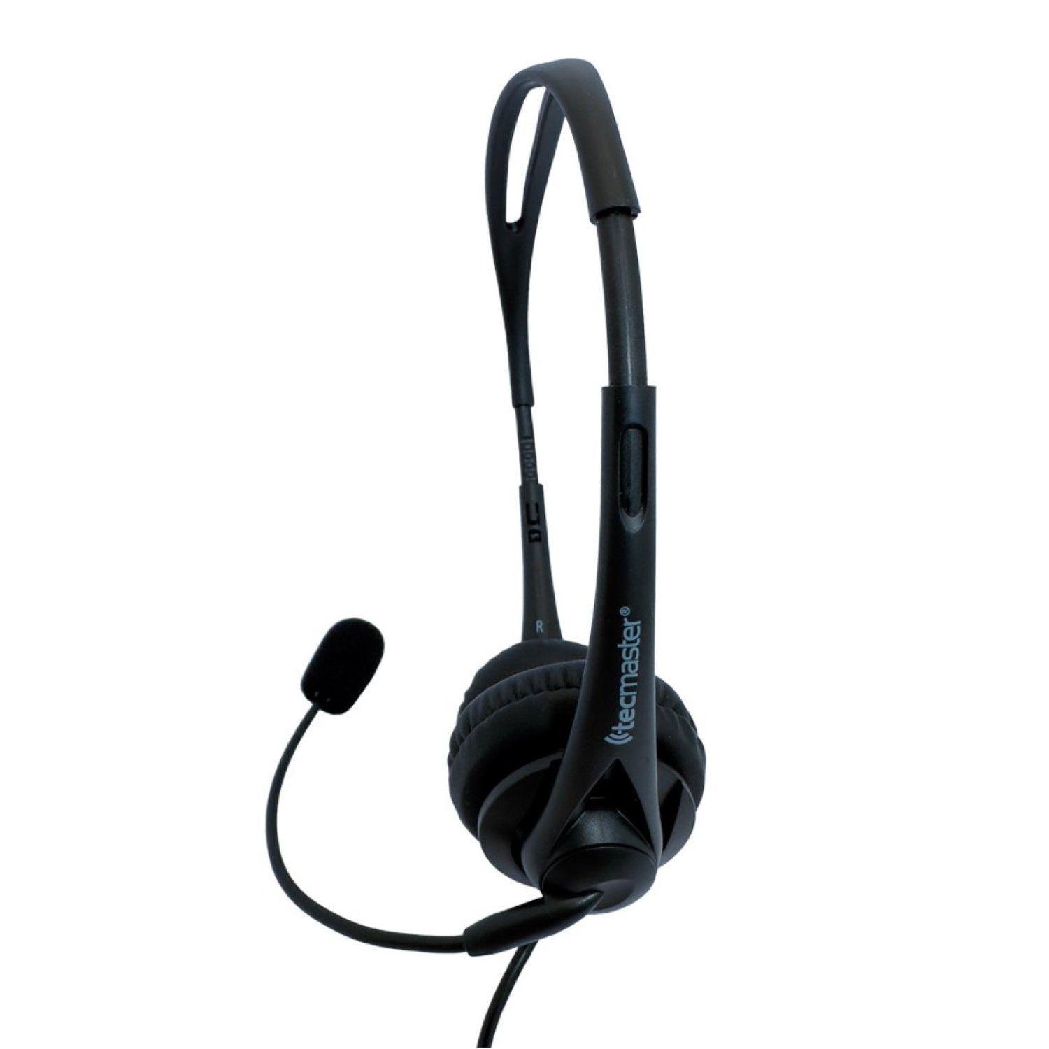 Auriculares Call-Center Micrófono USB Tm100559 Tecmaster -2