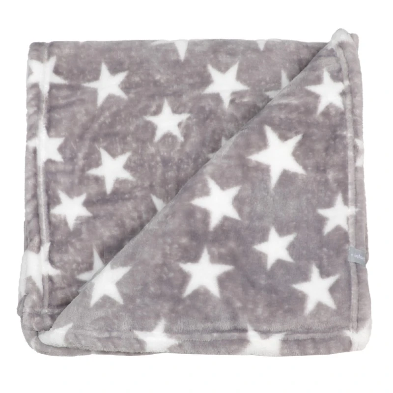 Pack 2 Mantas Infanti Polar 75x100cm Gris-4