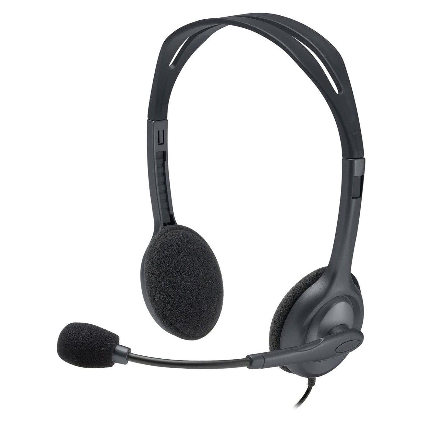 Audifono Stereo Headset Logitech H111-0