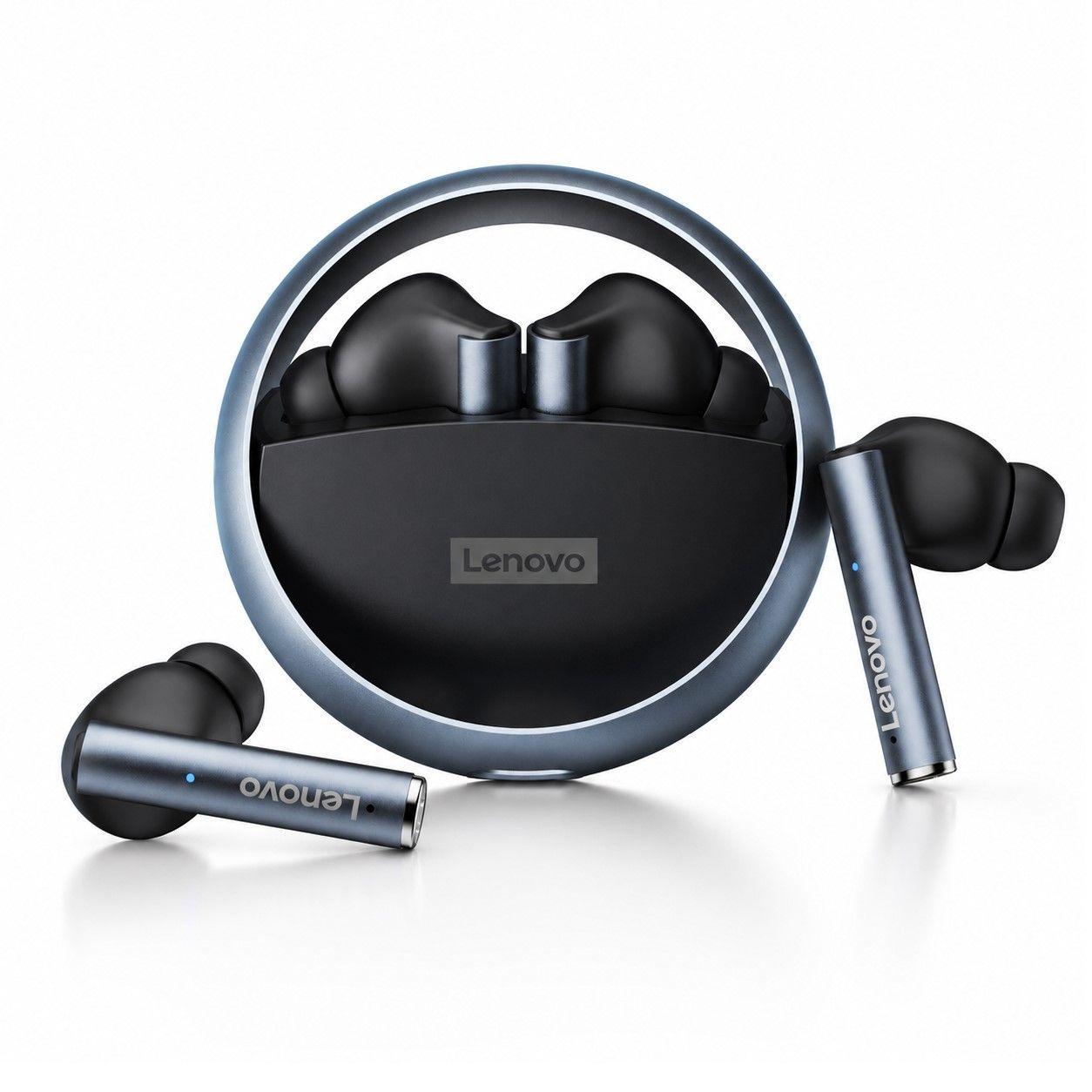 Audífonos Bt Lenovo thinkplus LivePods LP60 Negros-1