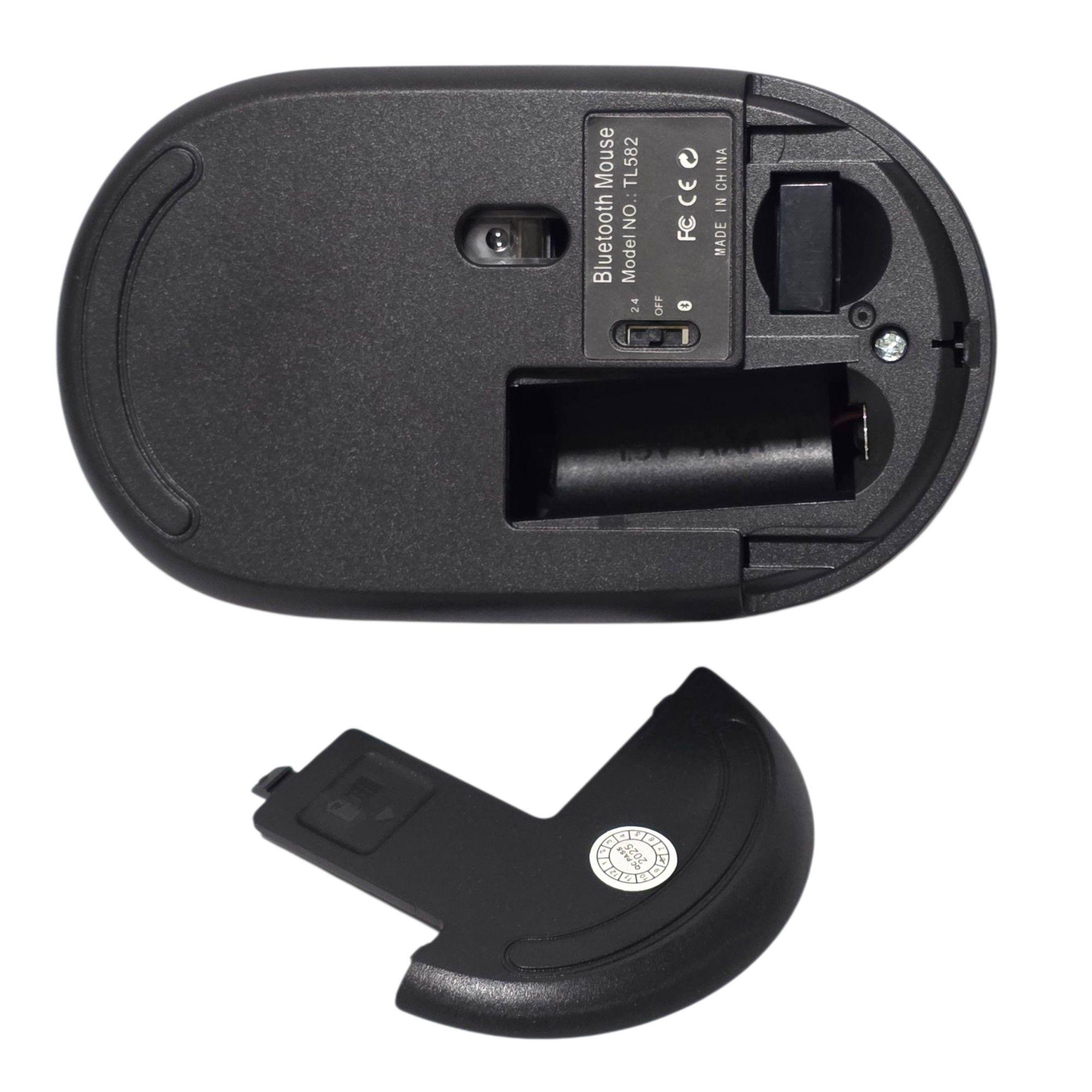 Mouse Inalámbrico Dual BT Tecnolab TL582BK-4