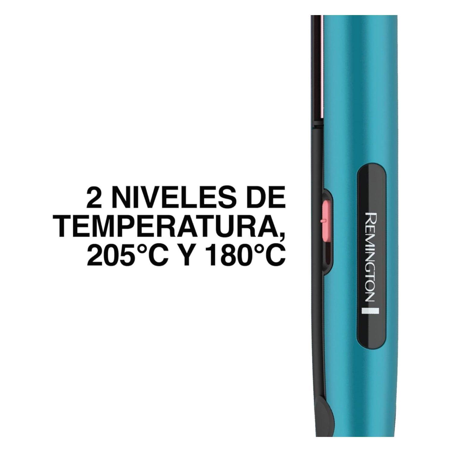 Plancha Alisadora Ceramic Colors S1520 Remington Azul-3