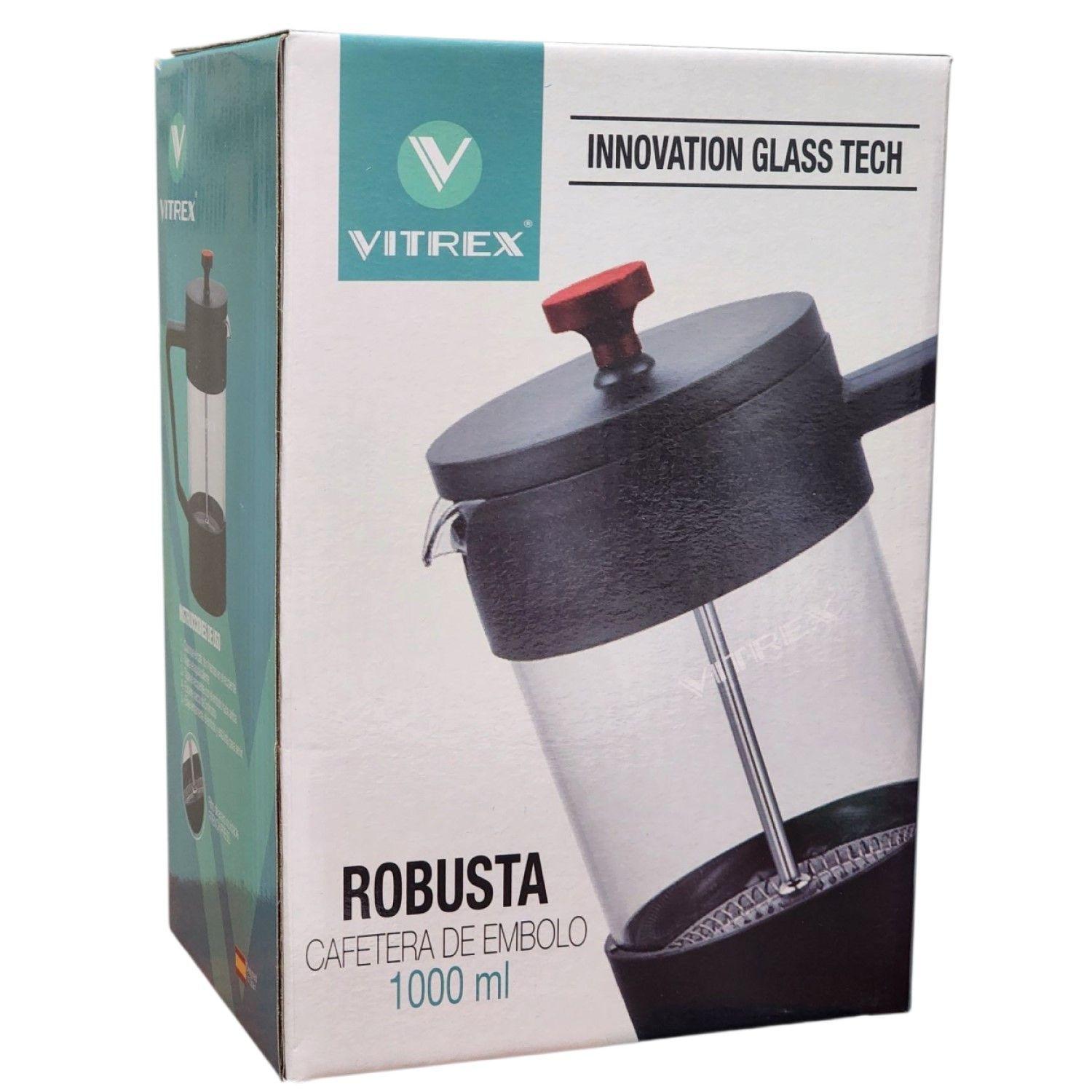 Cafetera de Embolo Francesa Robusta Vitrex 1000 ml.-3