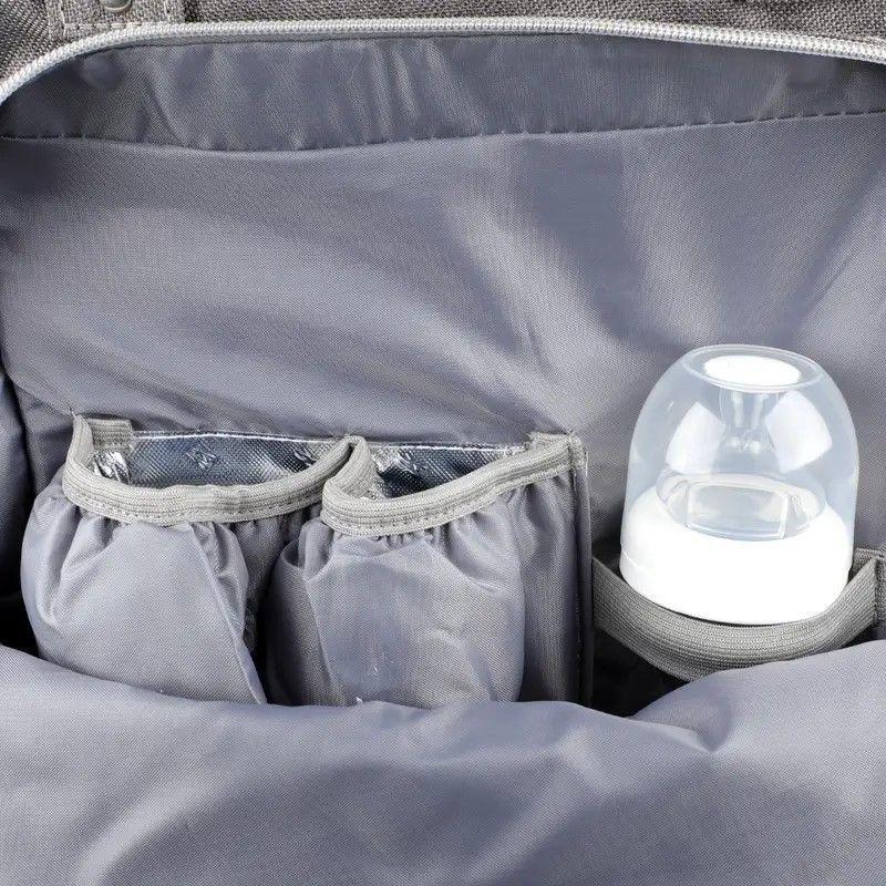 Mochila Pañalera Maternal Infanti Open Gris-6