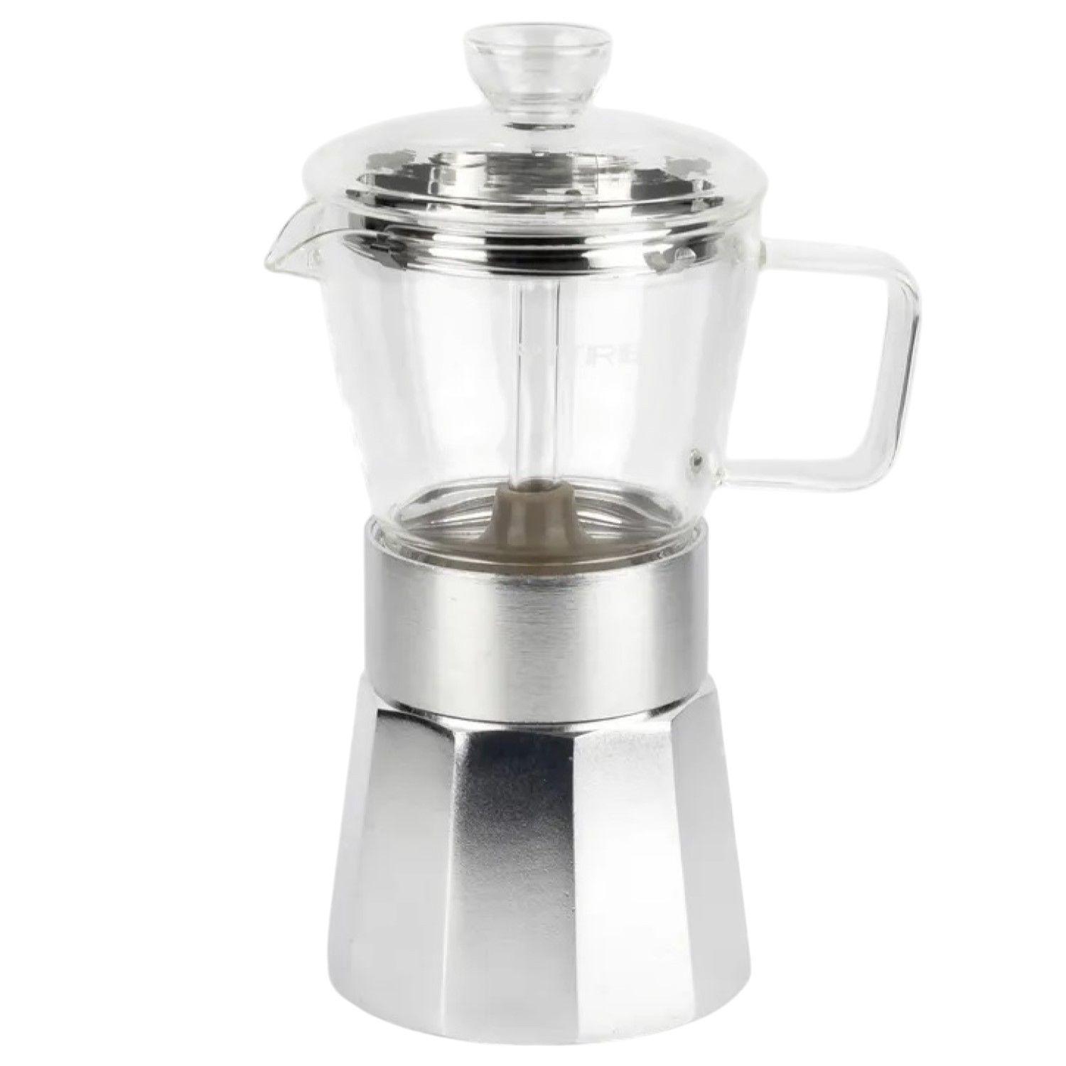 Cafetera Italiana 9 Tazas Crystal Vitrex 360 ml -2