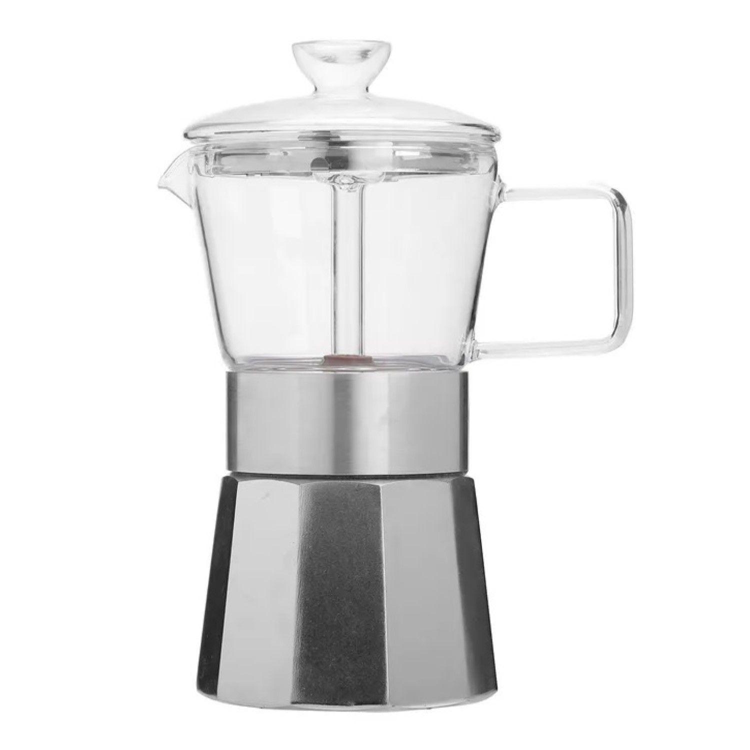 Cafetera Italiana 9 Tazas Crystal Vitrex 360 ml -3