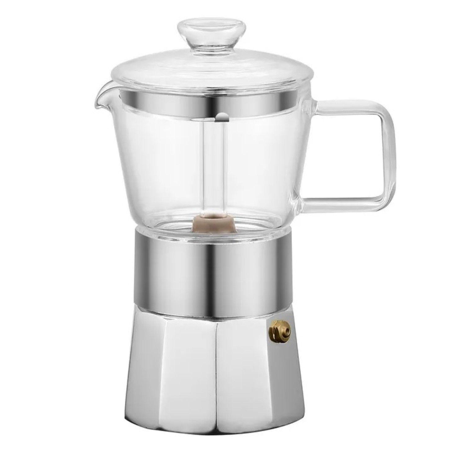 Cafetera Italiana 9 Tazas Crystal Vitrex 360 ml -4