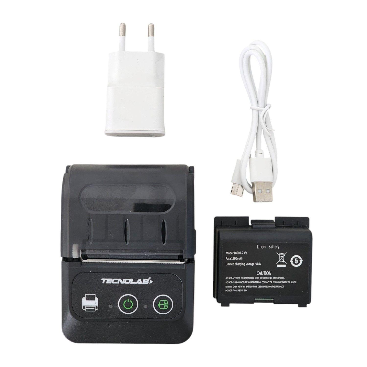 Impresora Térmica 58mm BT Portátil TL218 Tecnolab-5