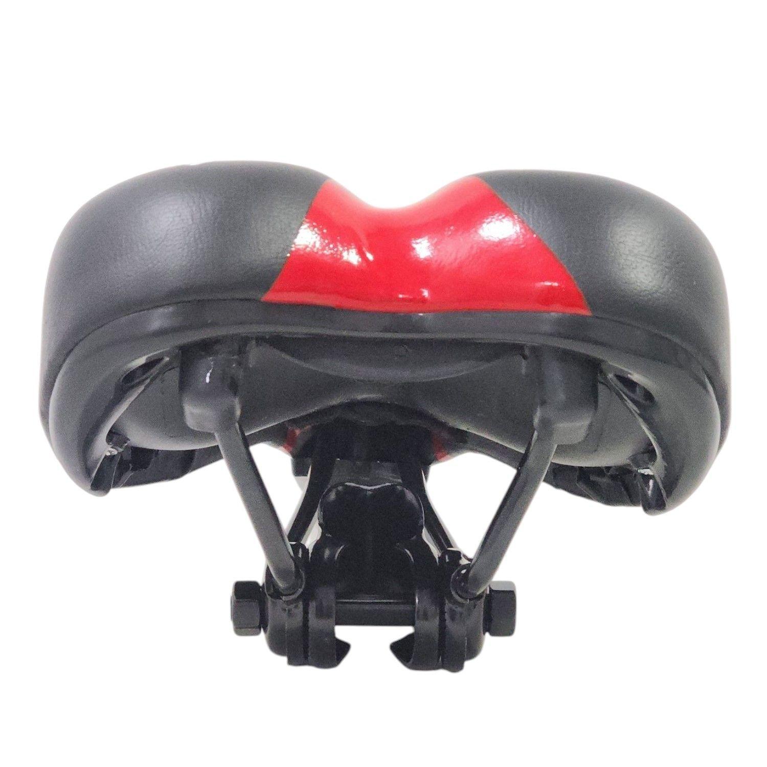 Asiento Sillín Bicicleta anti prostático Universal Rojo 18221-4