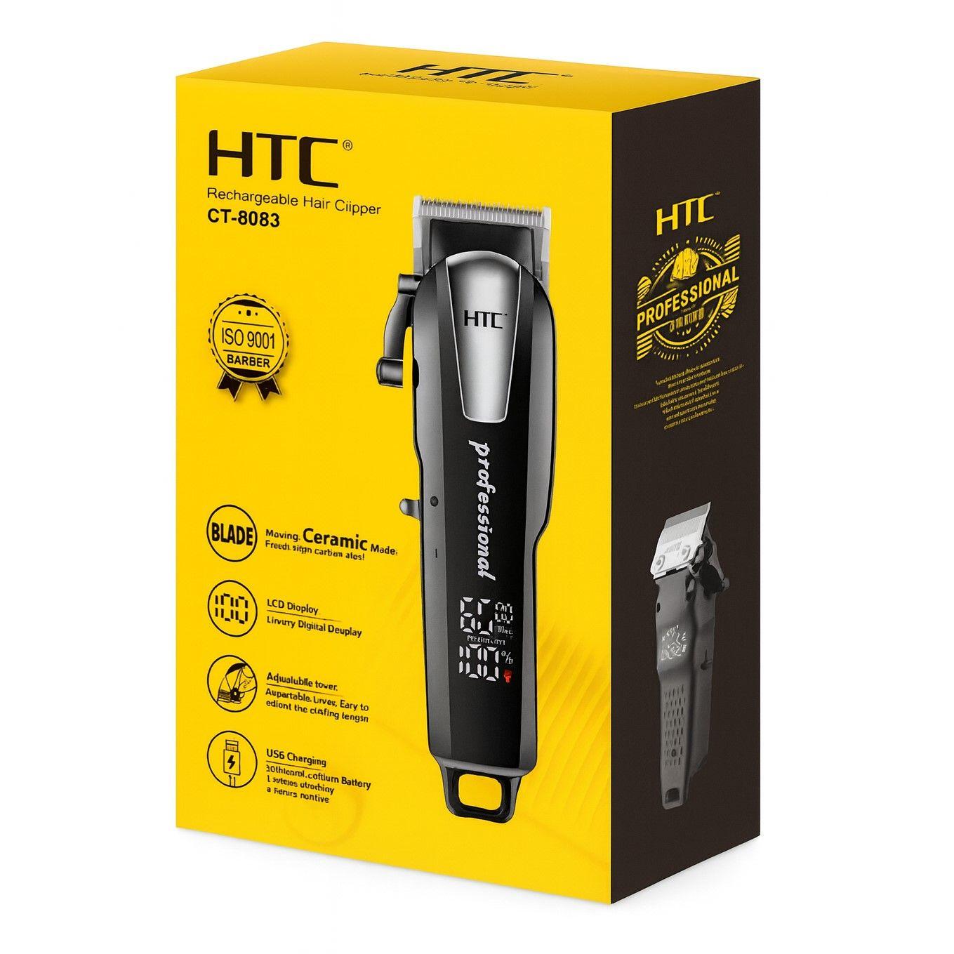 Cortadora De Pelo y Barba Inalámbrica HTC CT-8083-4