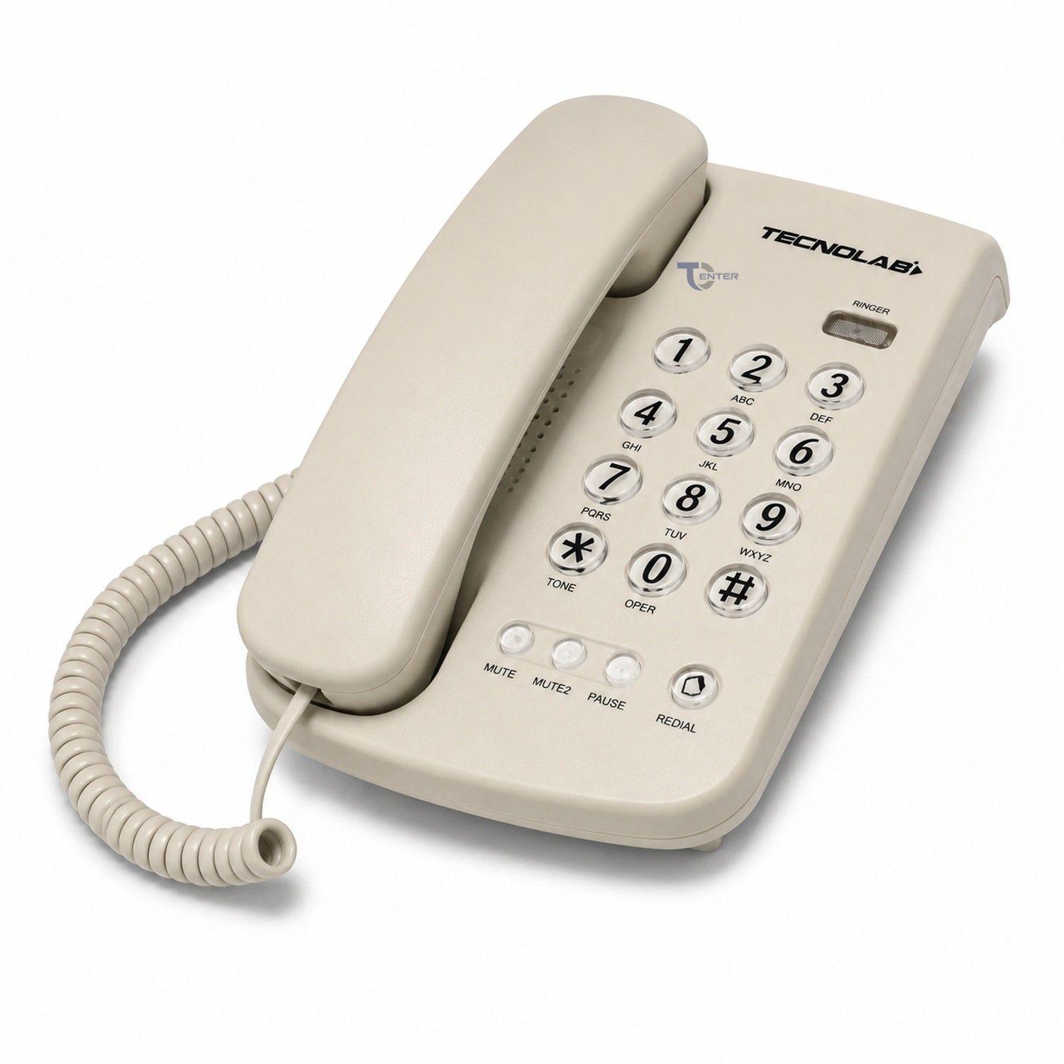 Teléfono Sobremesa Tecnolab TL483 Blanco-0