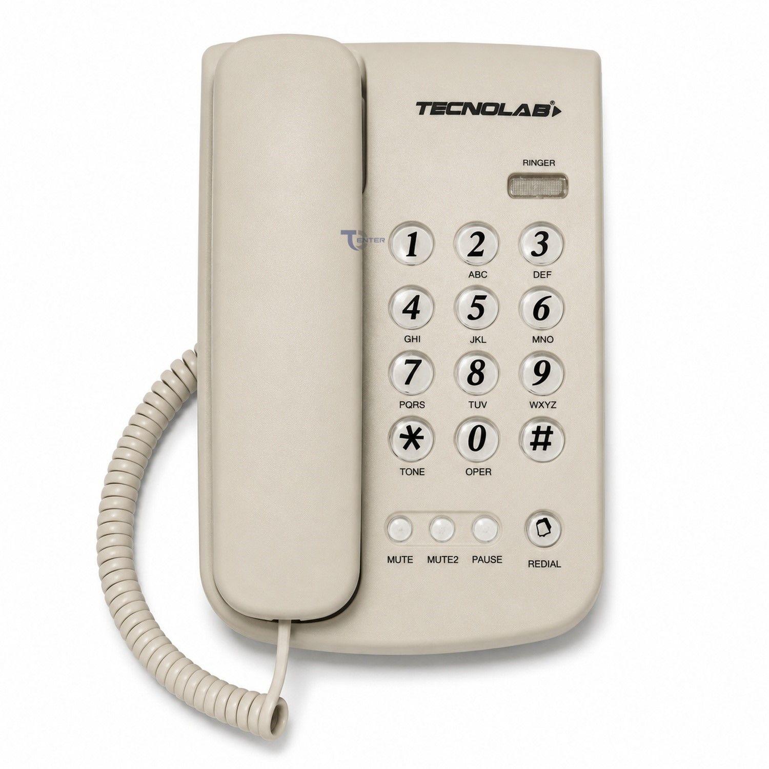 Teléfono Sobremesa Tecnolab TL483 Blanco-1