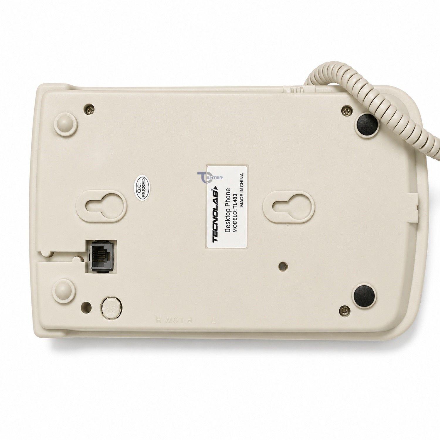 Teléfono Sobremesa Tecnolab TL483 Blanco-3