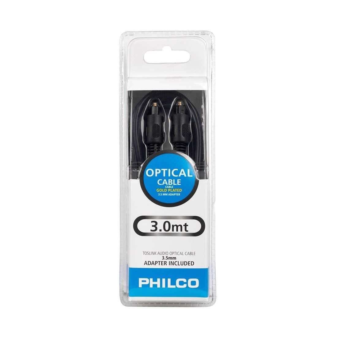 Cable Optico Audio Digital Toslink 3mts Philco-2