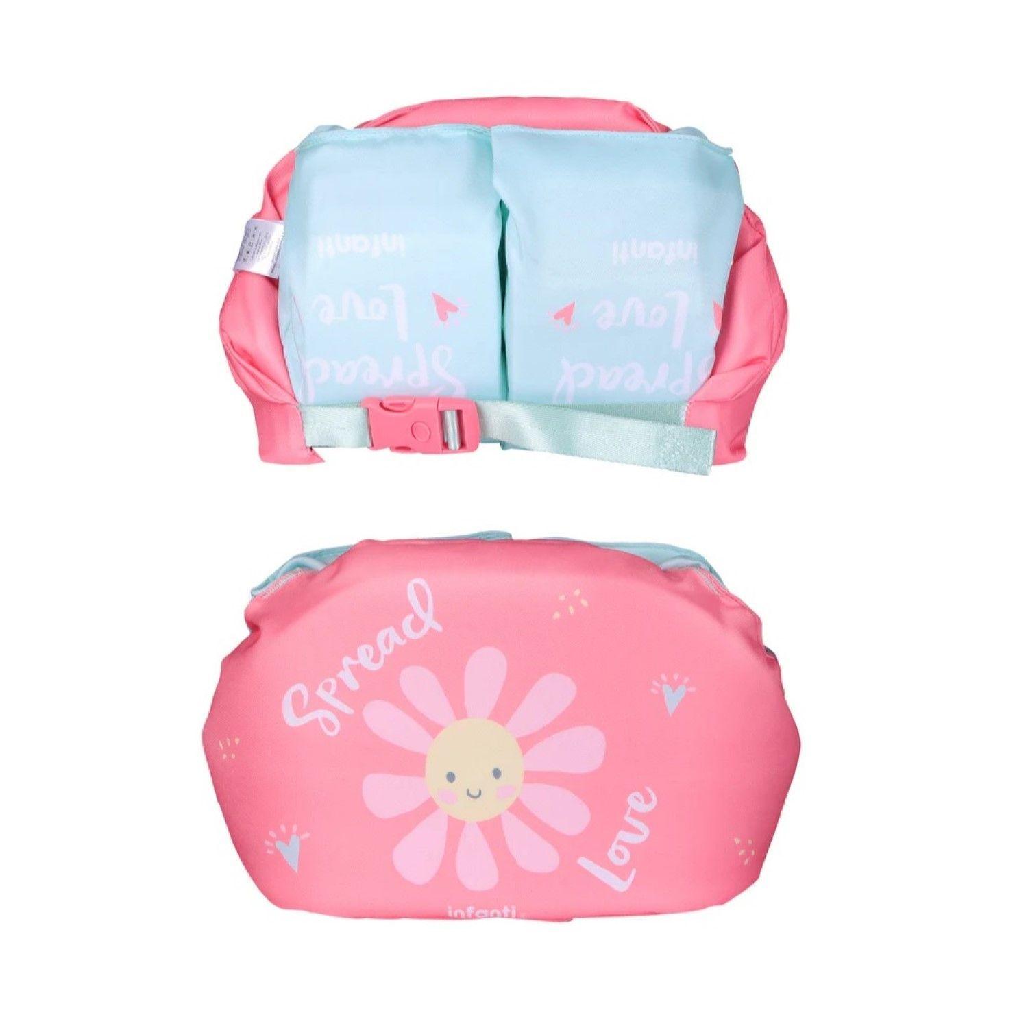 Flotador con Alitas Flores S25 Para Niñas Rosa Infanti -2