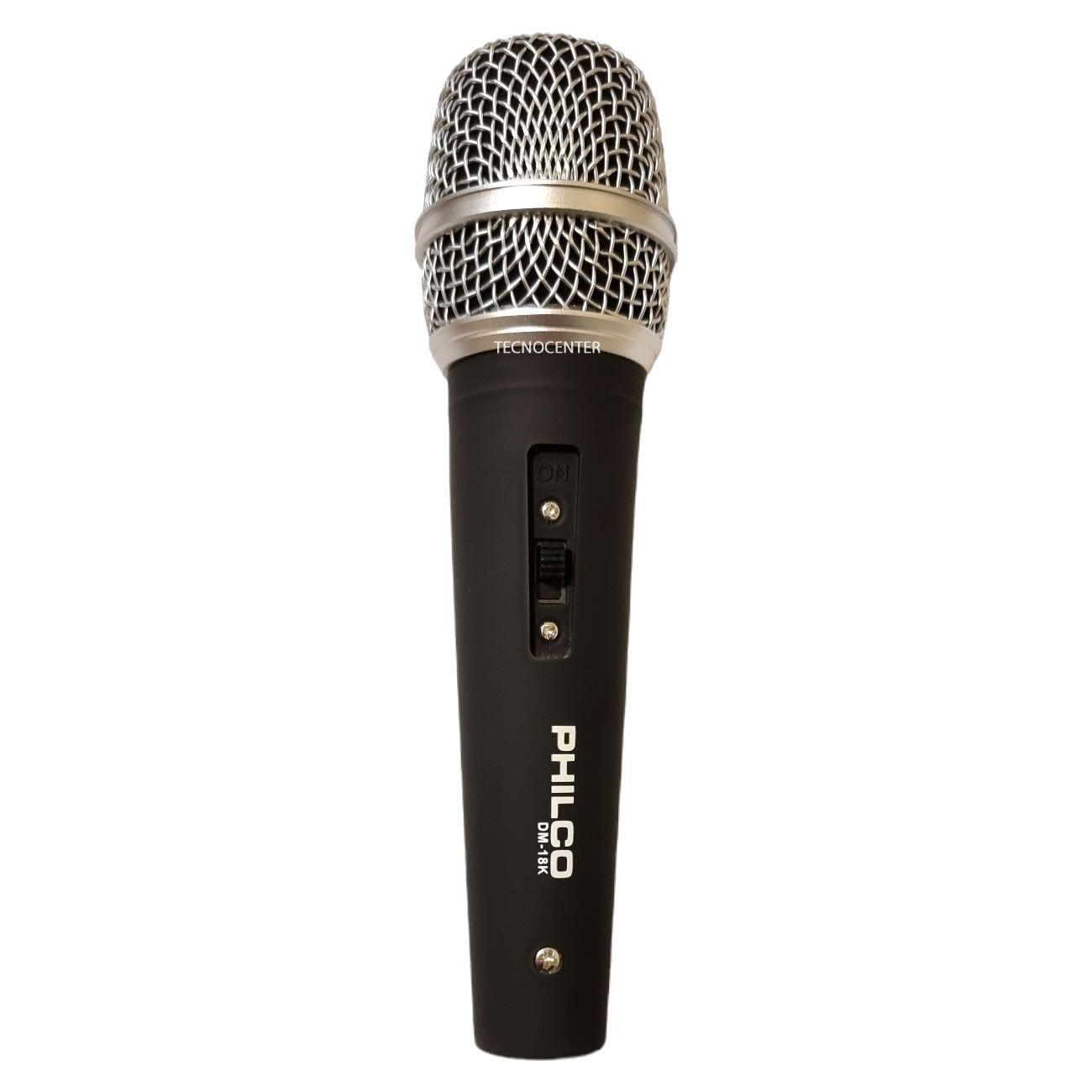 Microfono Dinamico Philco Con Estuche DM18K-0