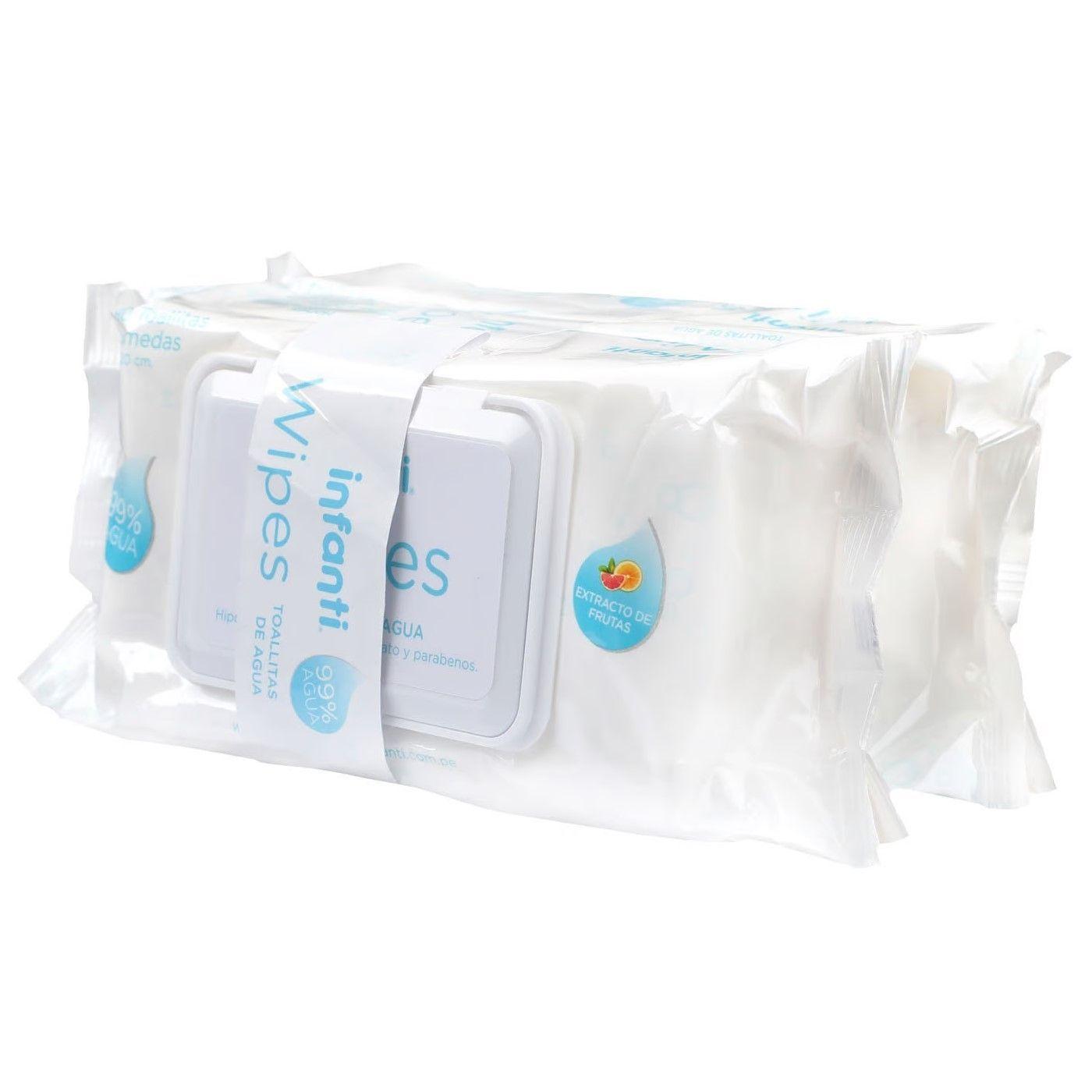 Toallitas Húmedas Infanti Water Wipes Pack 2x80 Un-0