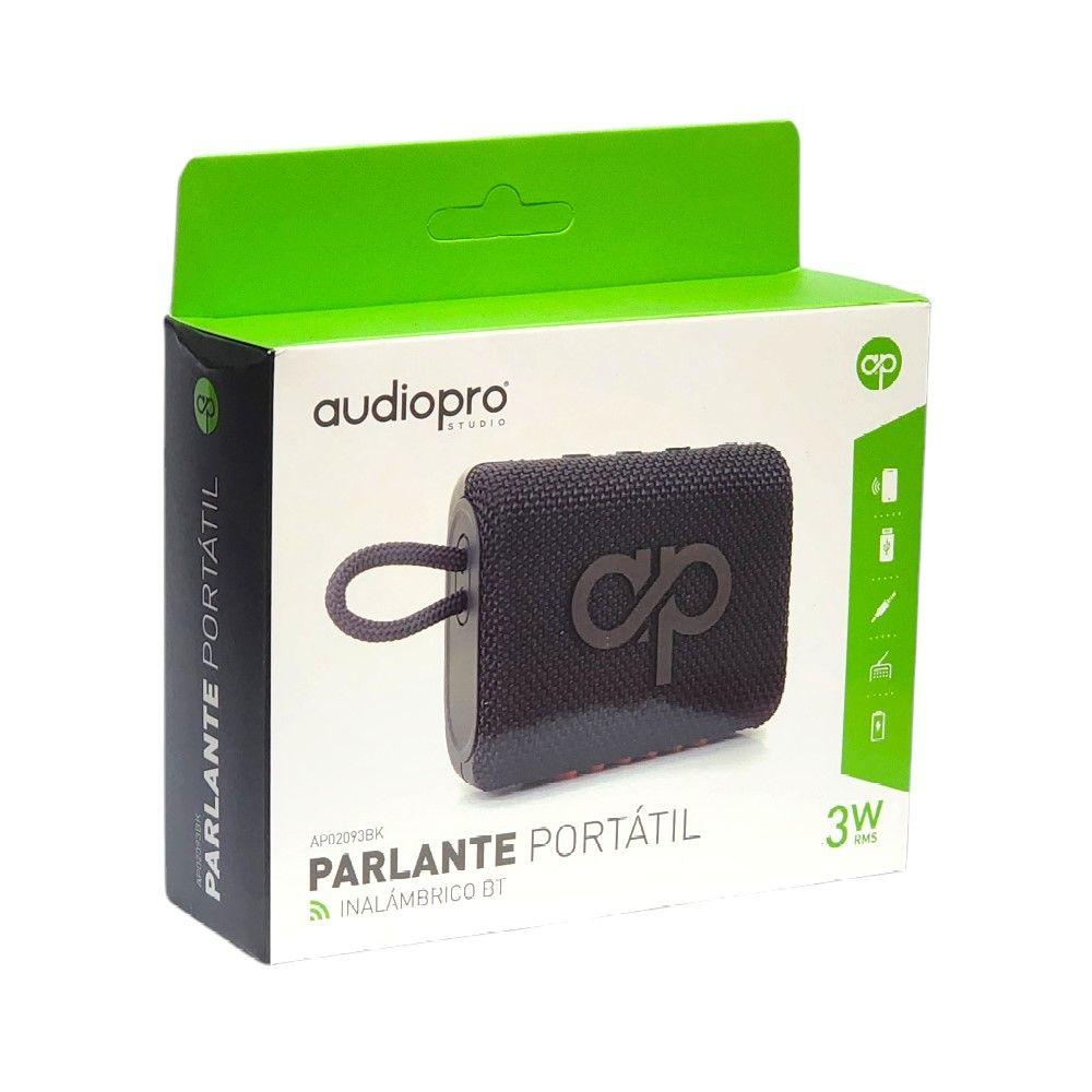 Parlante BT Audiopro 3w Inalámbrico AP02093 Negro-1