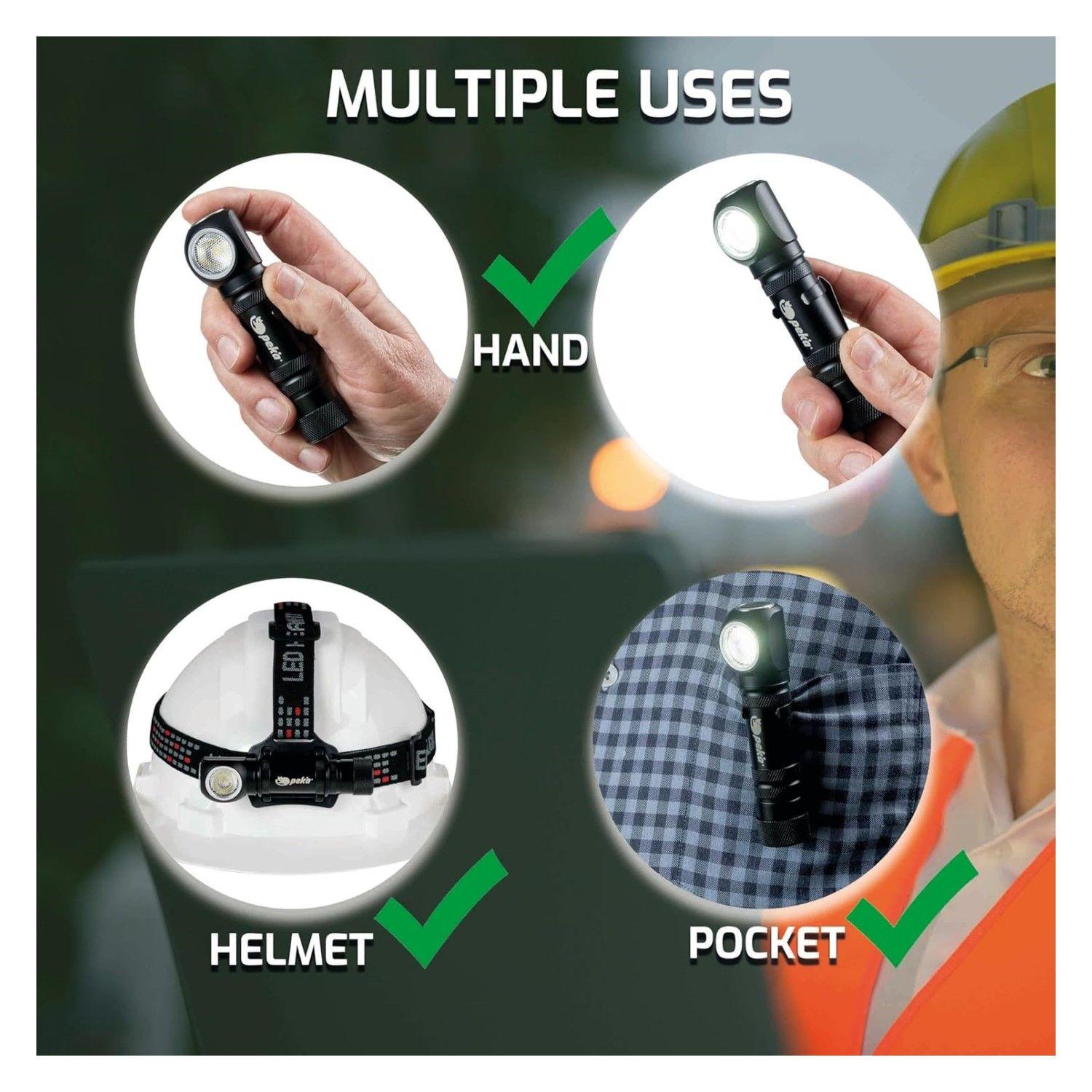 Lámpara Multifuncional LED 10W Recargable 1000lm HL1000 Peka-4