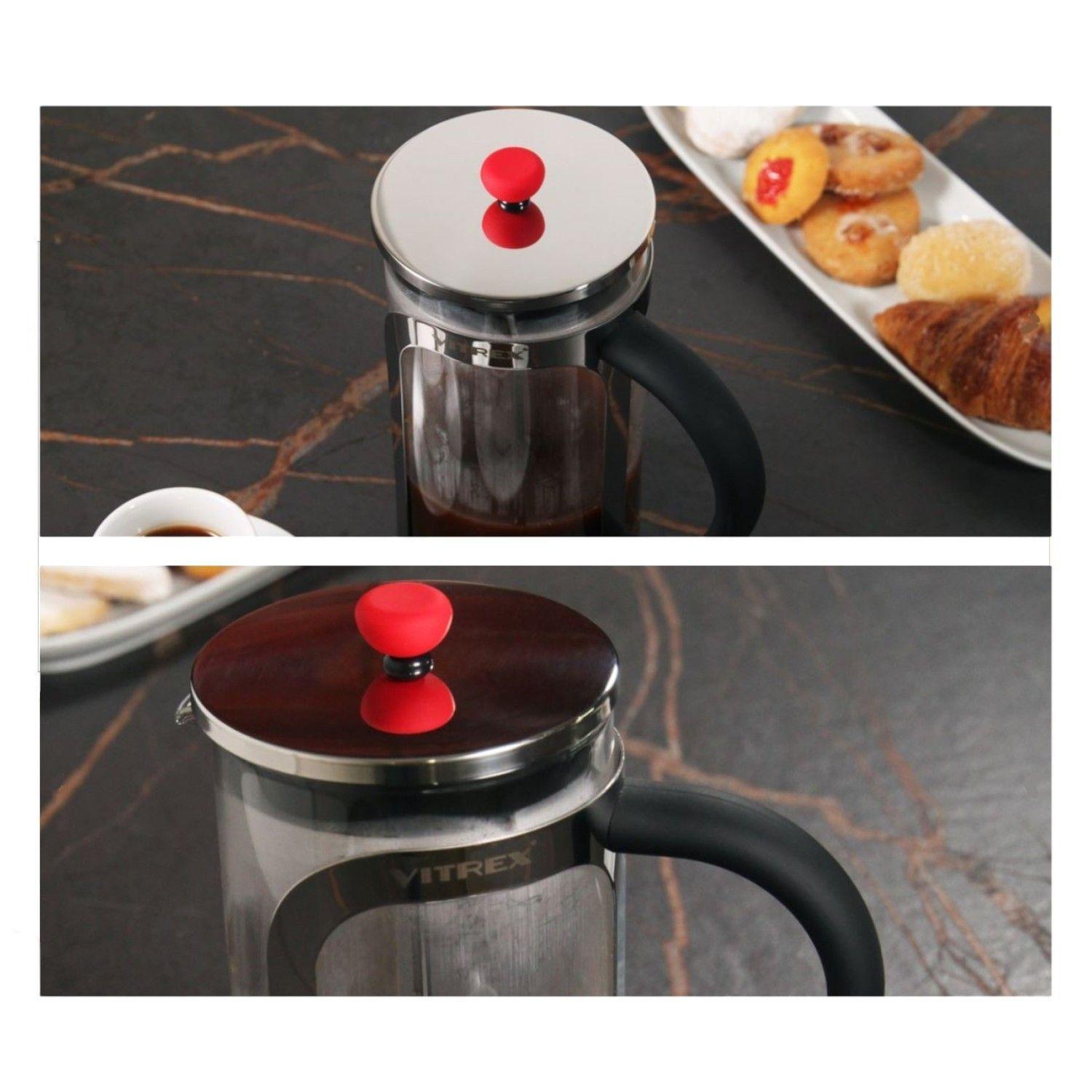 Cafetera de Embolo Chennai 1 Lt Vitrex-4