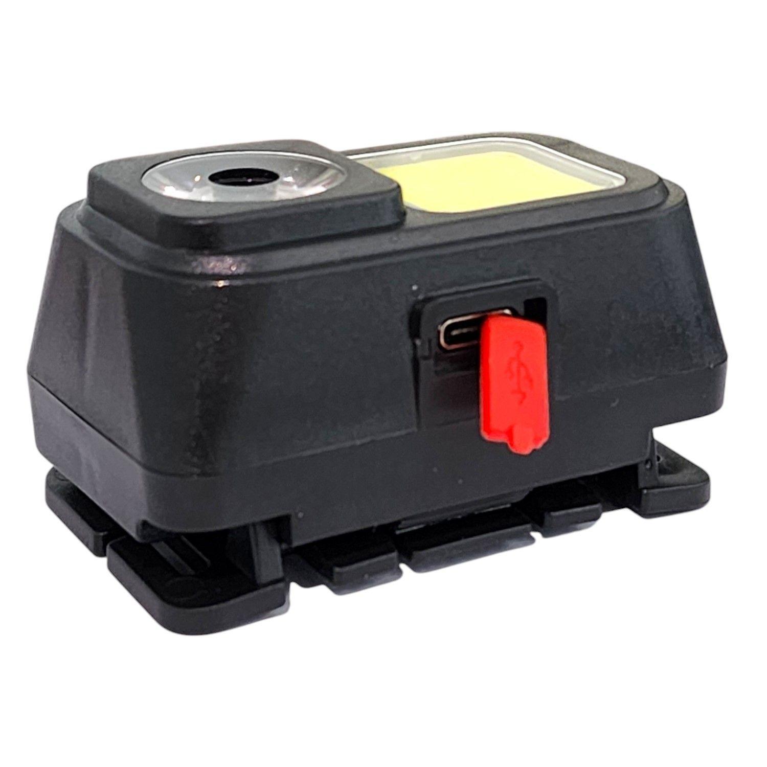 Linterna LED Recargable COB para Bicicleta 15474-3