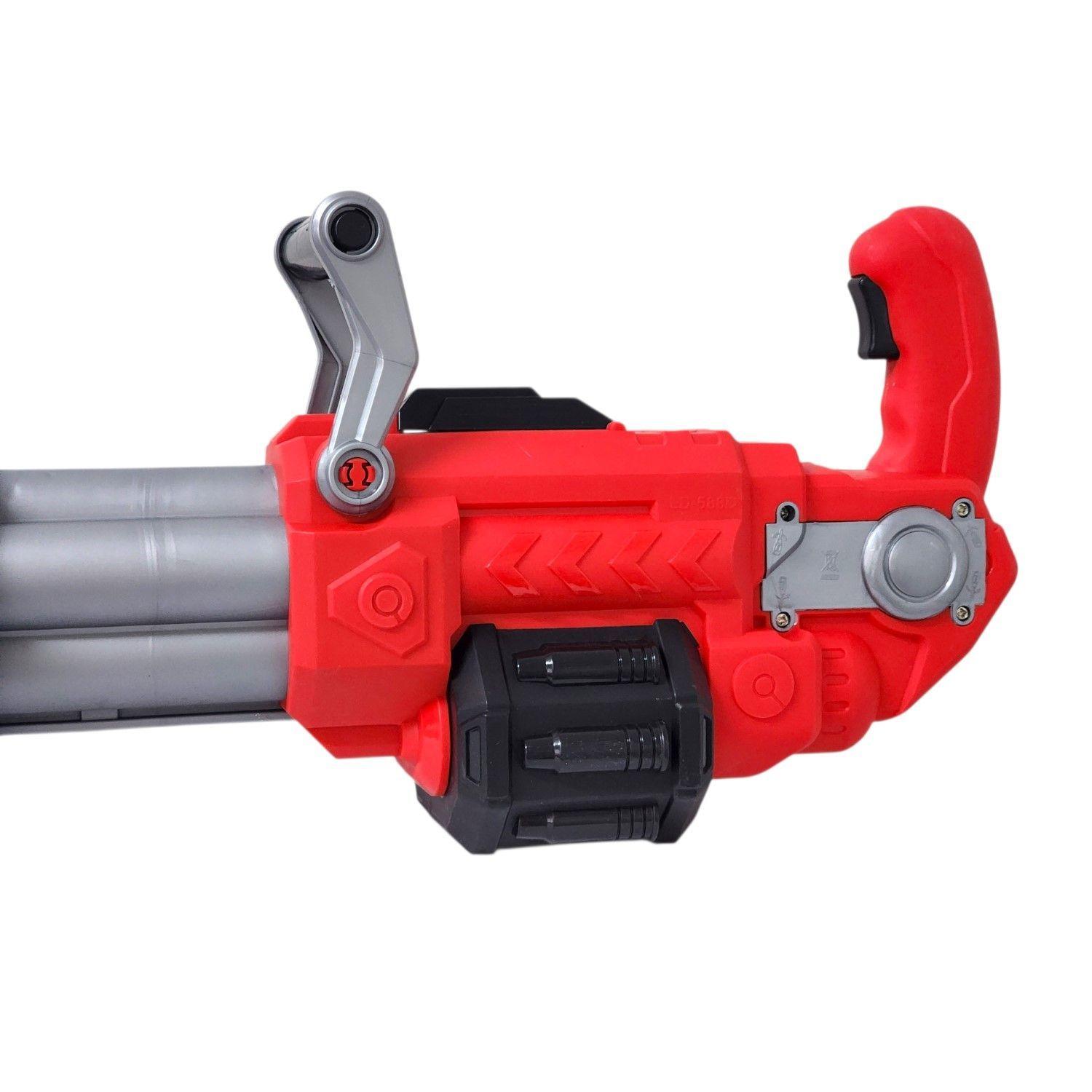 Juguete Pistola de Agua Eléctrica Recargable DBG1655R Rojo-3
