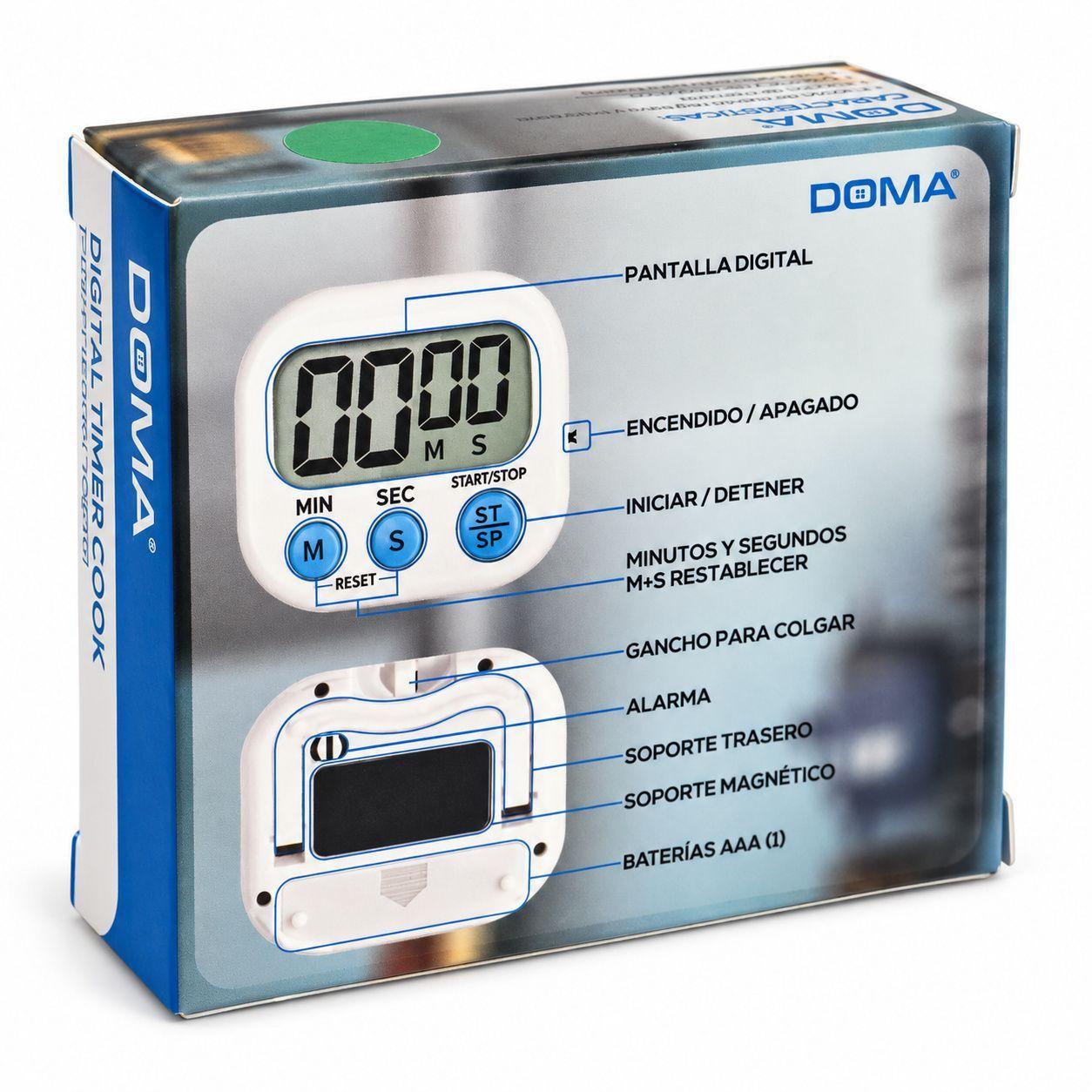 Temporizador Digital de Cocina Doma DM0050G Verde-5