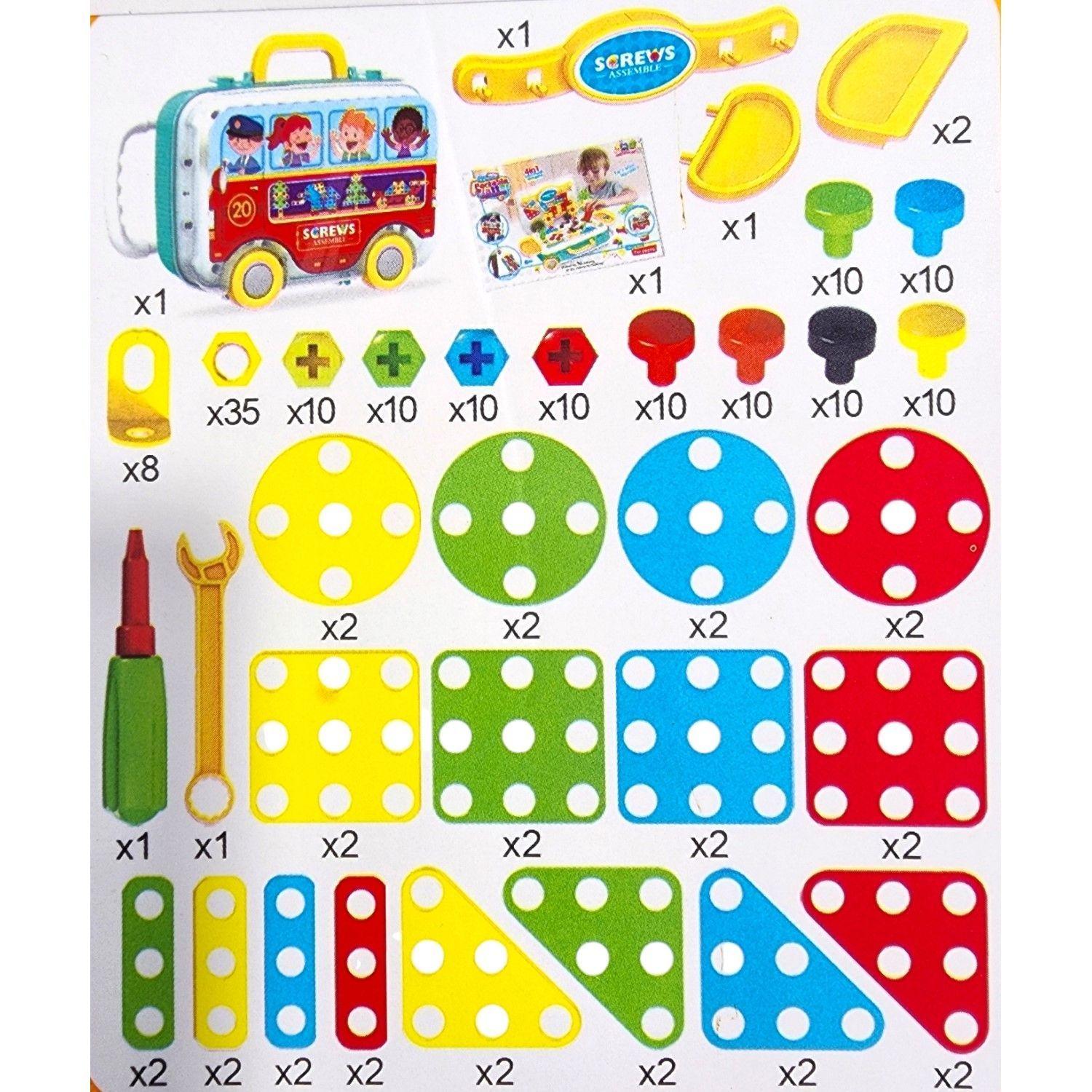 Juego de Habilidades Maleta Portátil 183pz para Armar 55534-7