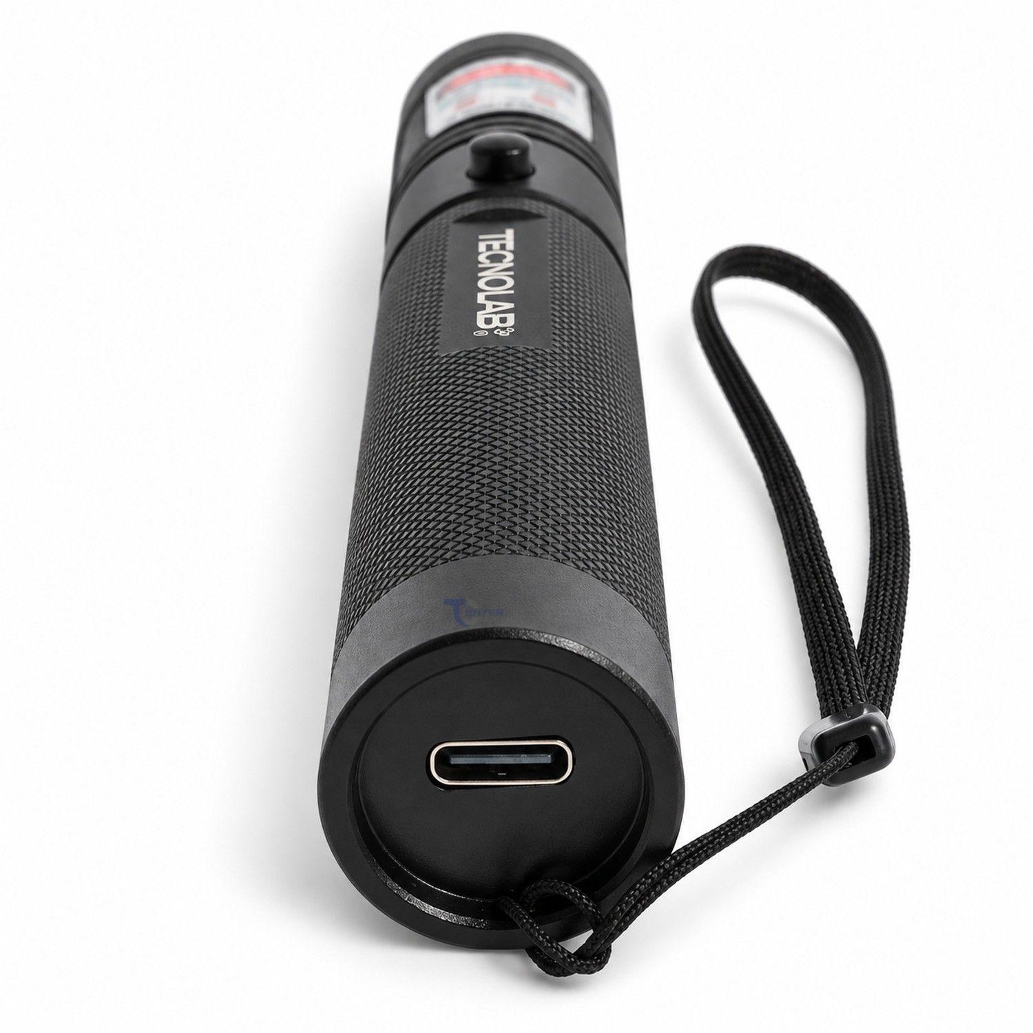 Puntero Láser Verde Recargable USB-C Tecnolab TL-725-2