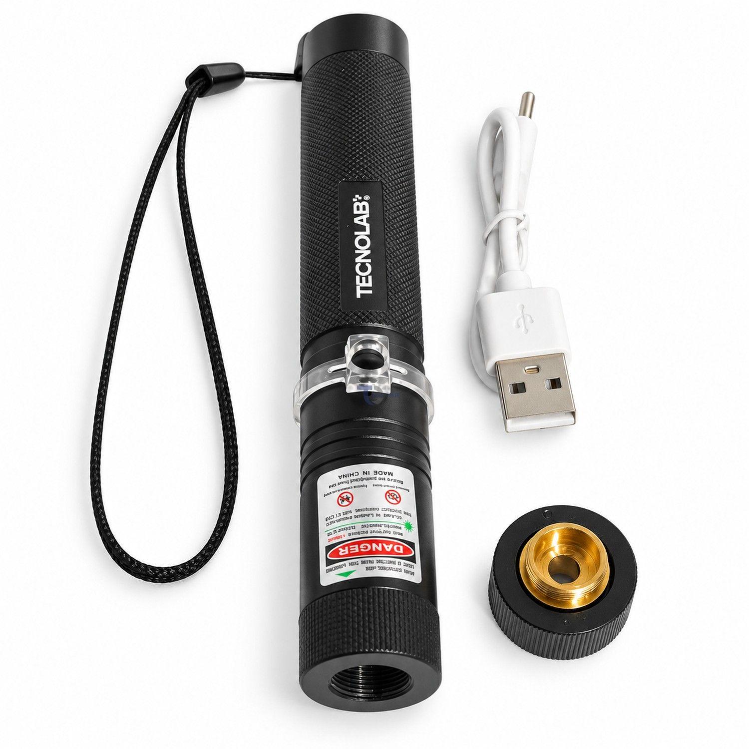 Puntero Láser Verde Recargable USB-C Tecnolab TL-725-3