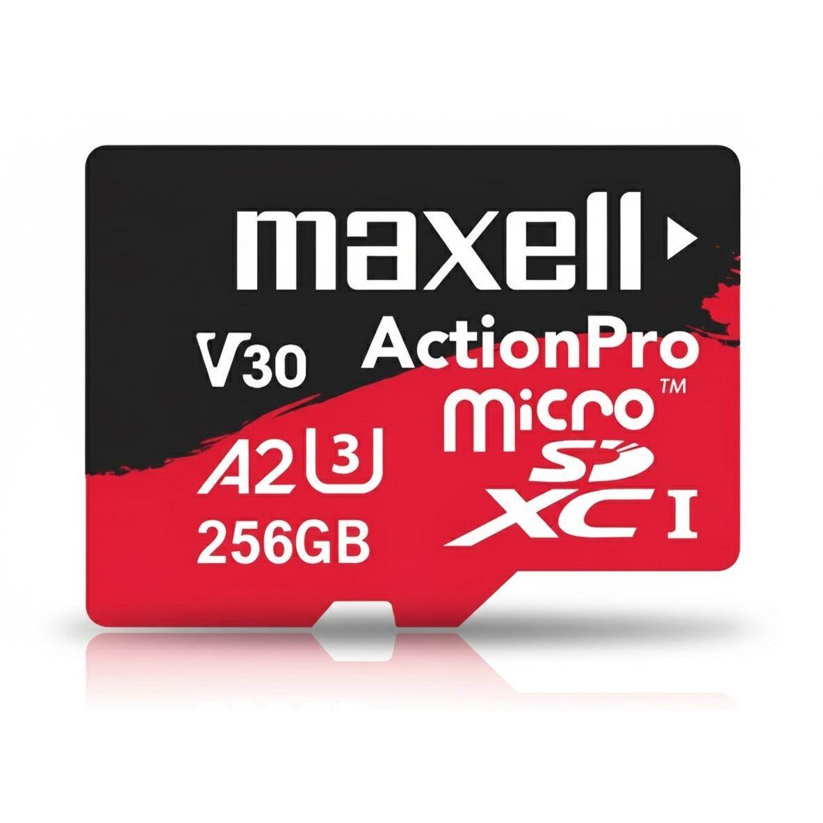 Tarjeta MicroSD Maxell 256GB UH-3 8K A2 180MB/S-2
