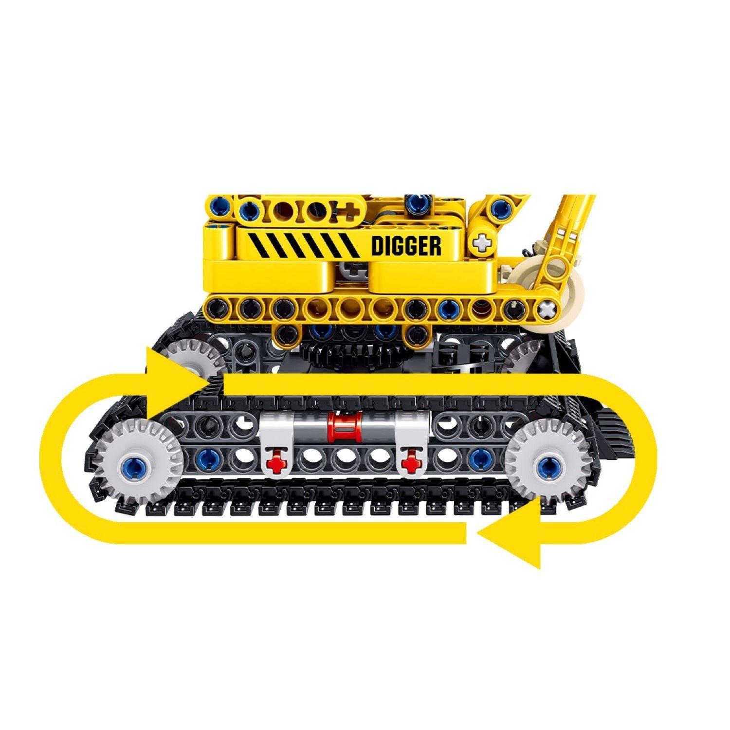 Set Bloques Armables Excavadora 310 Piezas DBG1440-3