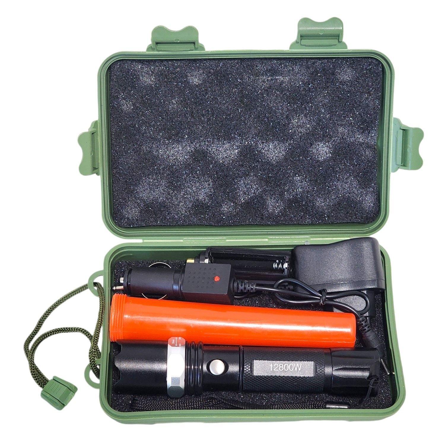 Linterna Led Cree Multi-funcion Tactica Swat Zoom-5