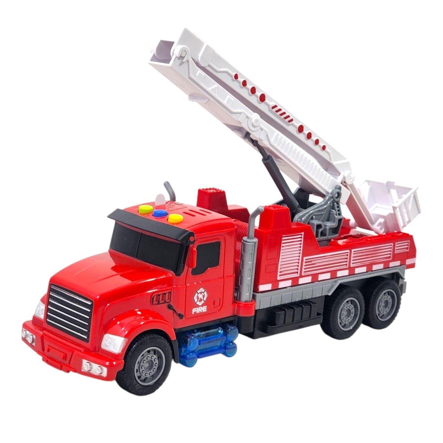 Juguete Camión Bomberos Grúa Efectos luces y Sonidos 55658-2