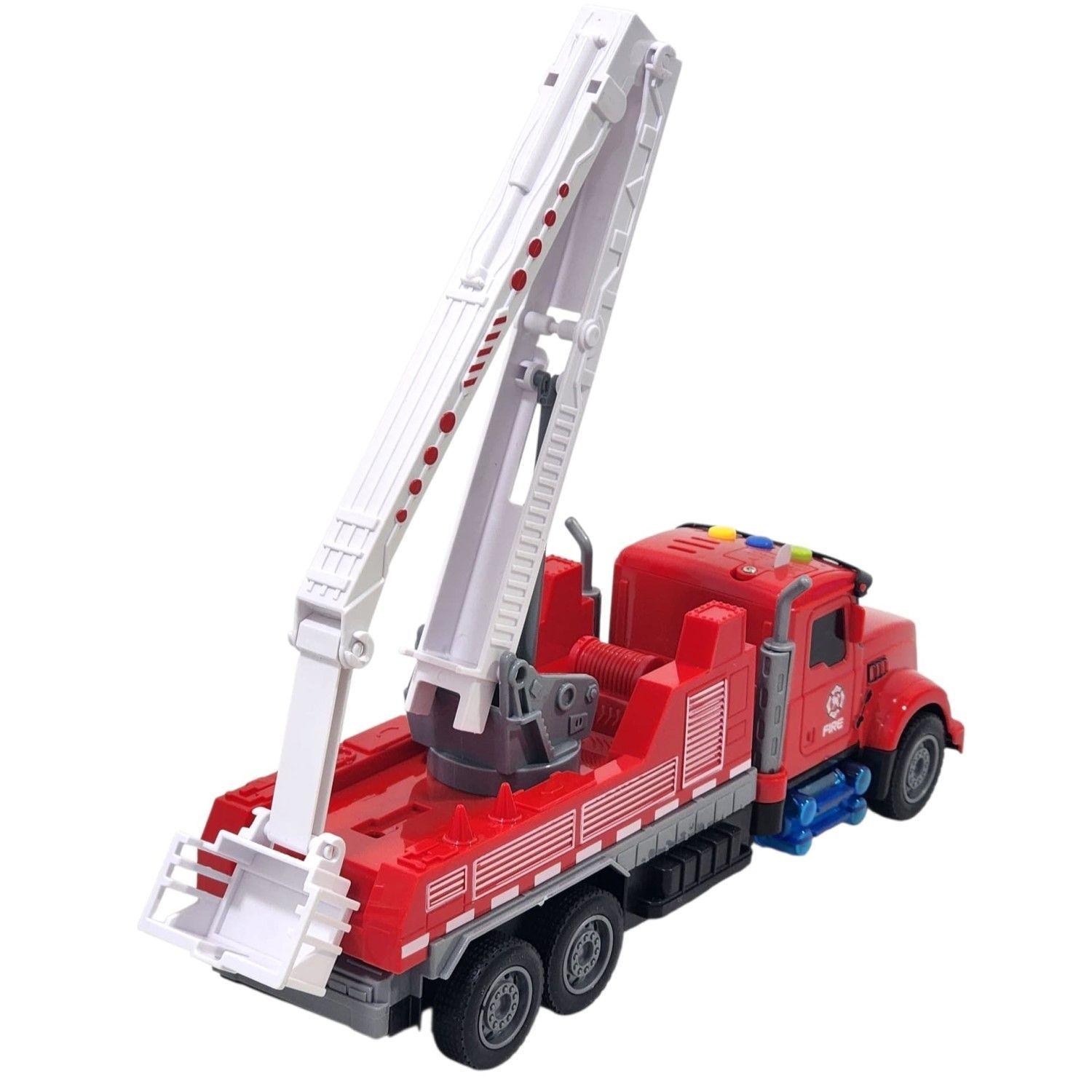 Juguete Camión Bomberos Grúa Efectos luces y Sonidos 55658-3