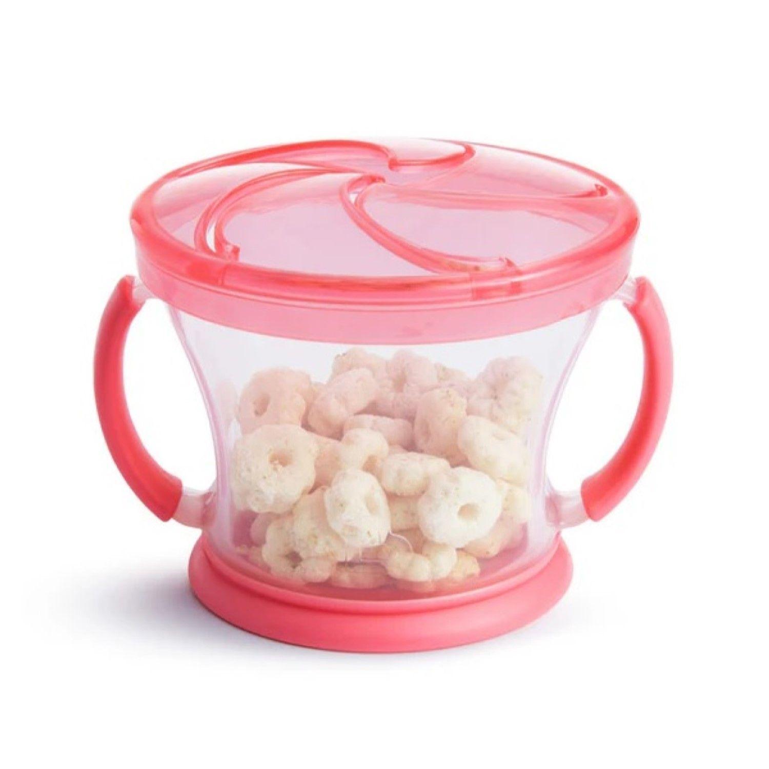 Vaso Bebé Contenedor Antiderrames 12m+ Munchkin Color Rosa-3