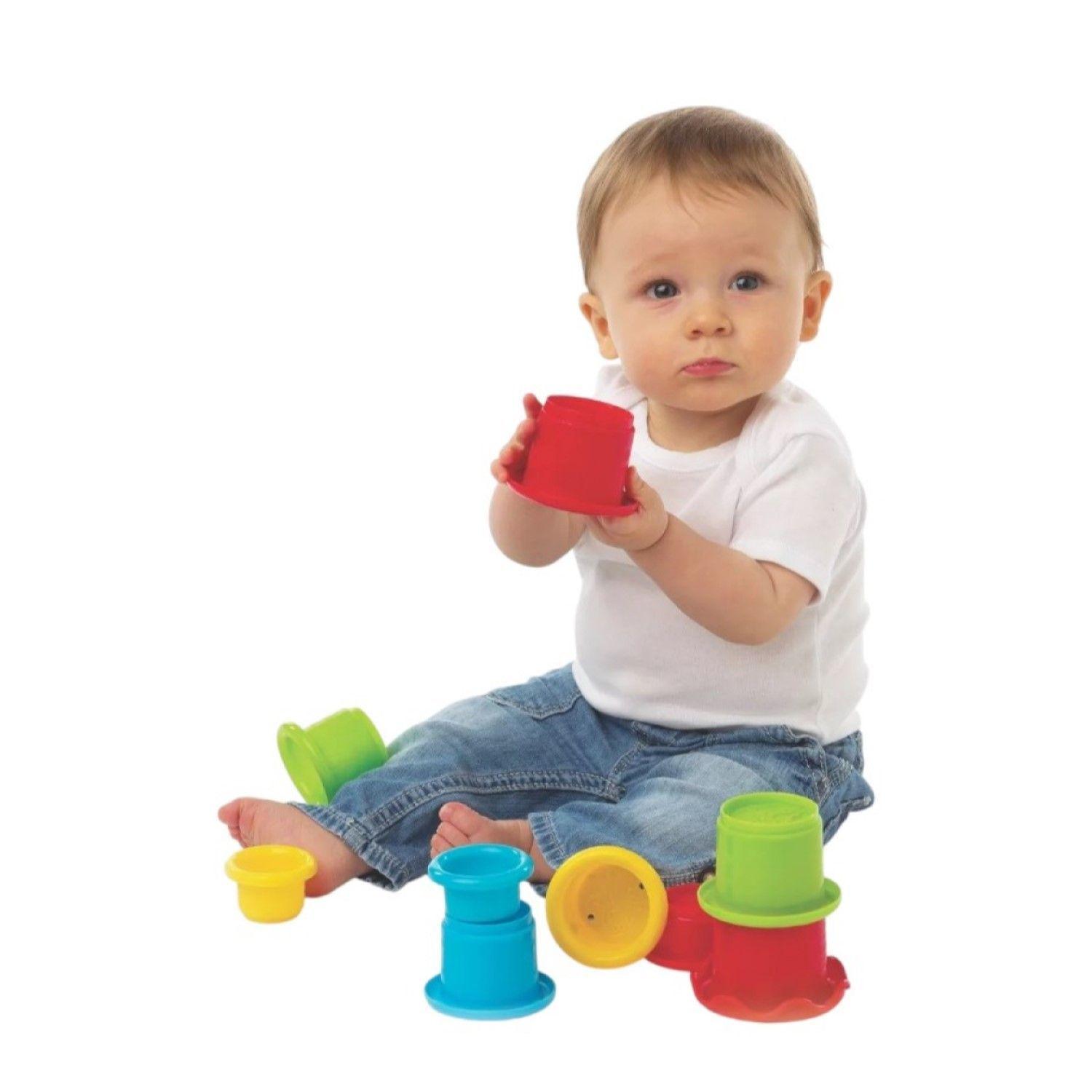 Vasos Apilables De Colores Con Sellos Para Bebés Playgro-2