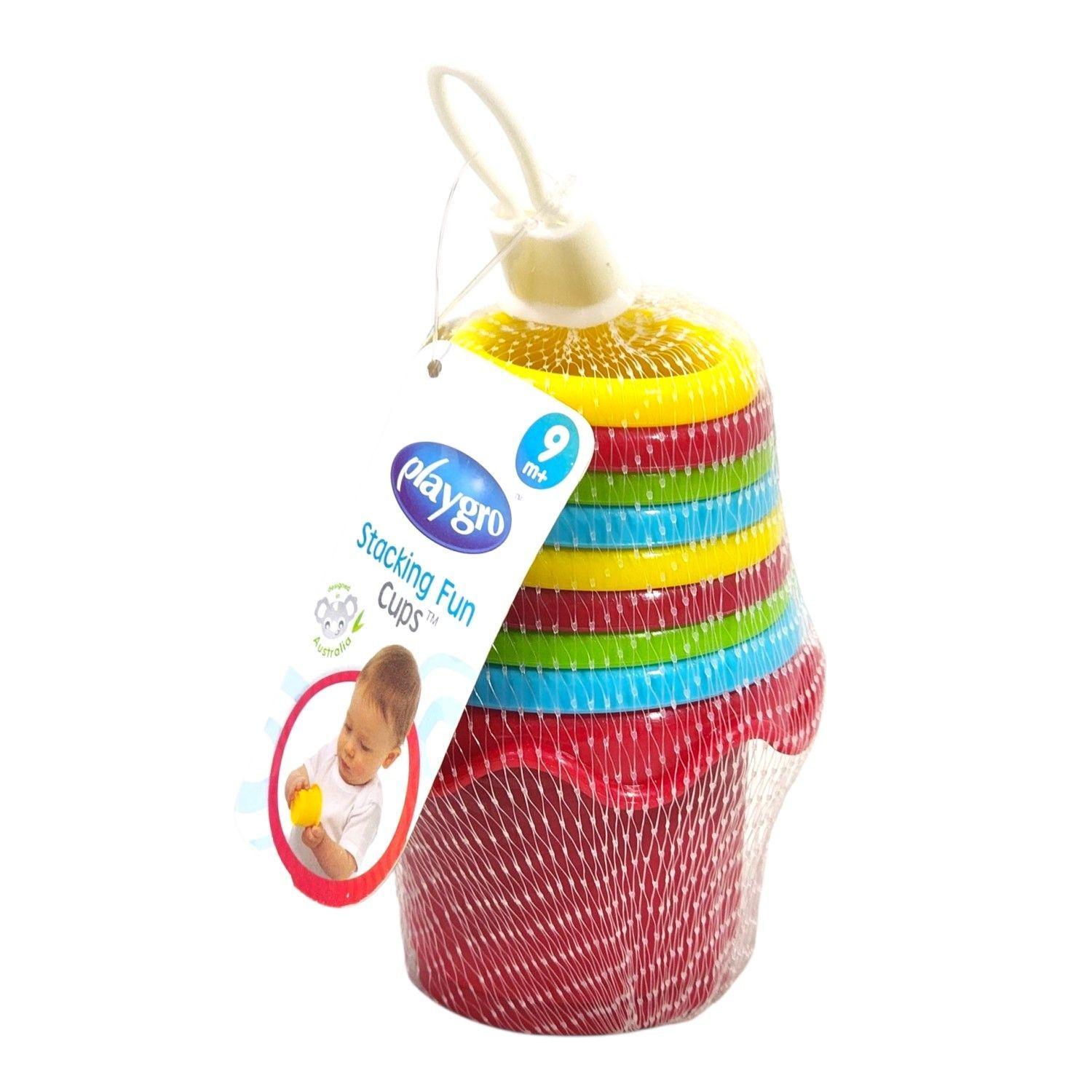 Vasos Apilables De Colores Con Sellos Para Bebés Playgro-6