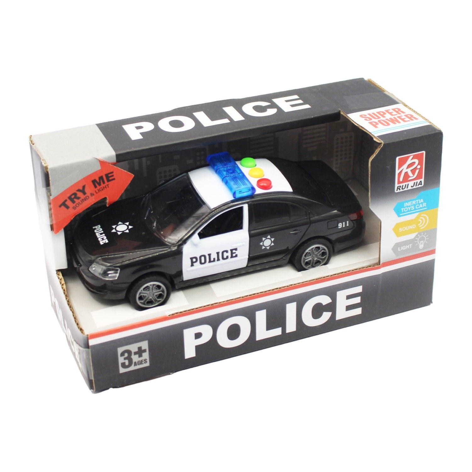 Juguete Auto Policía Patrulla Luces Sonido Fricción DBG1675-4