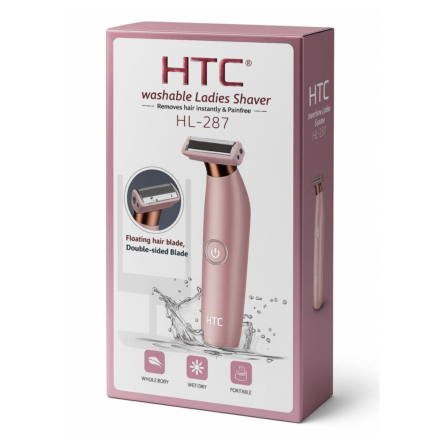 Depiladora Rebajadora Femenina Inalámbrica HTC HL-287-5