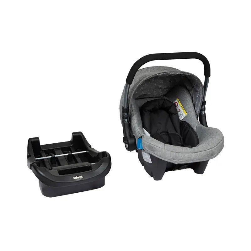 Coche Moises Con Huevito Y Base Infanti Epic 5g gris-5