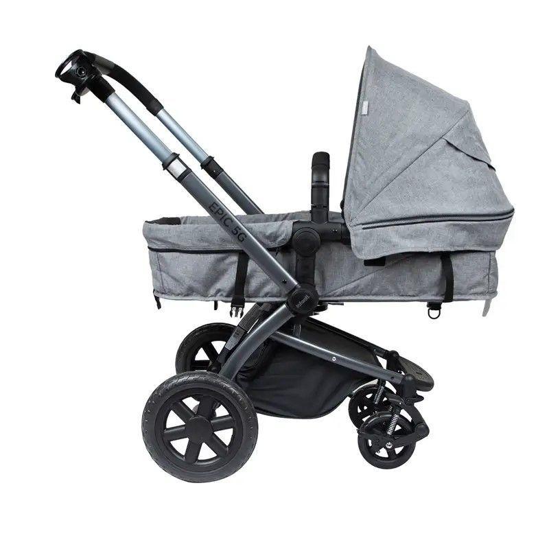 Coche Moises Con Huevito Y Base Infanti Epic 5g gris-6